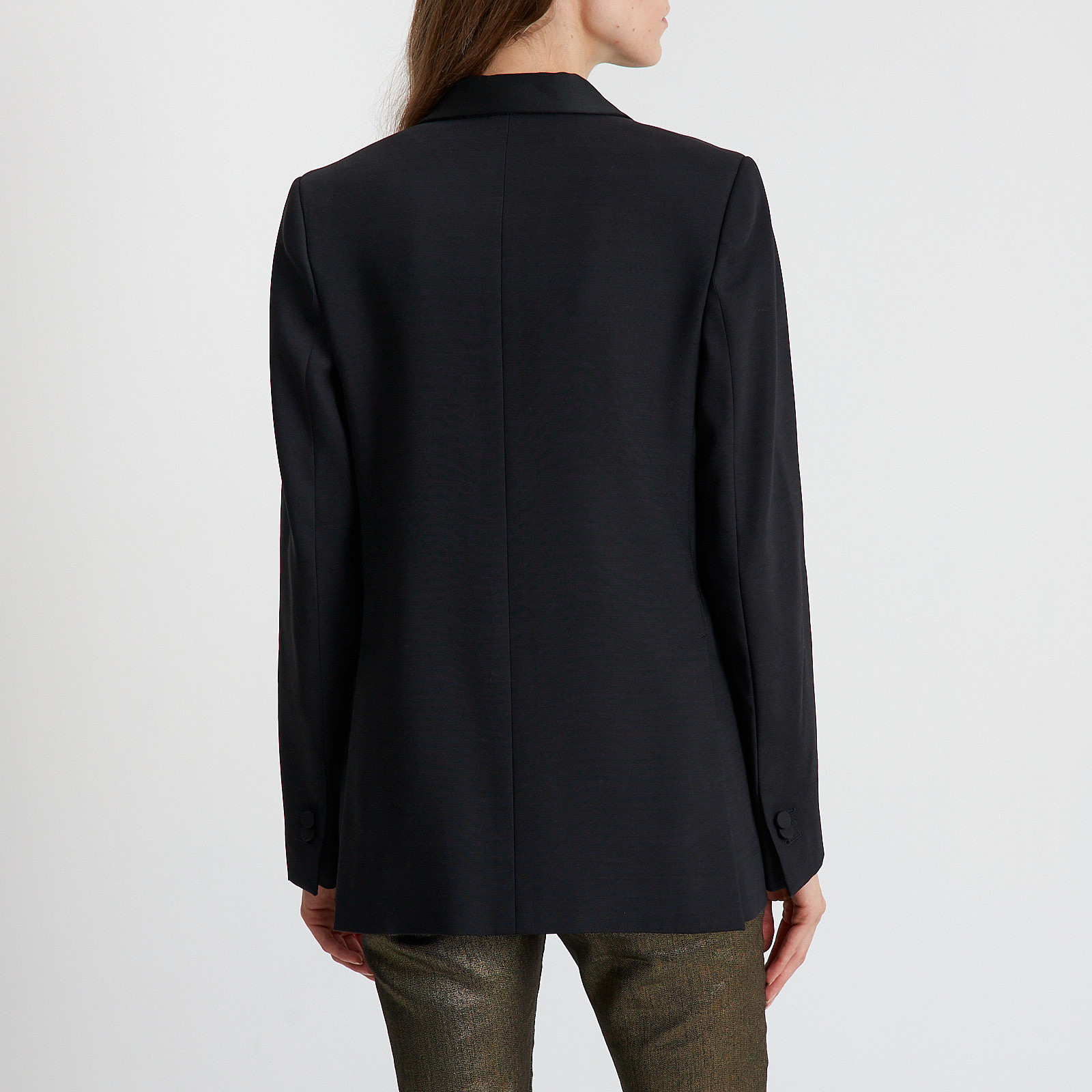 Пиджак черного цвета Valentino - фото из каталога магазина брендовой одежды Second Friend Store Пиджак Valentino - купить оригинал в секонд-хенде SFS - 3