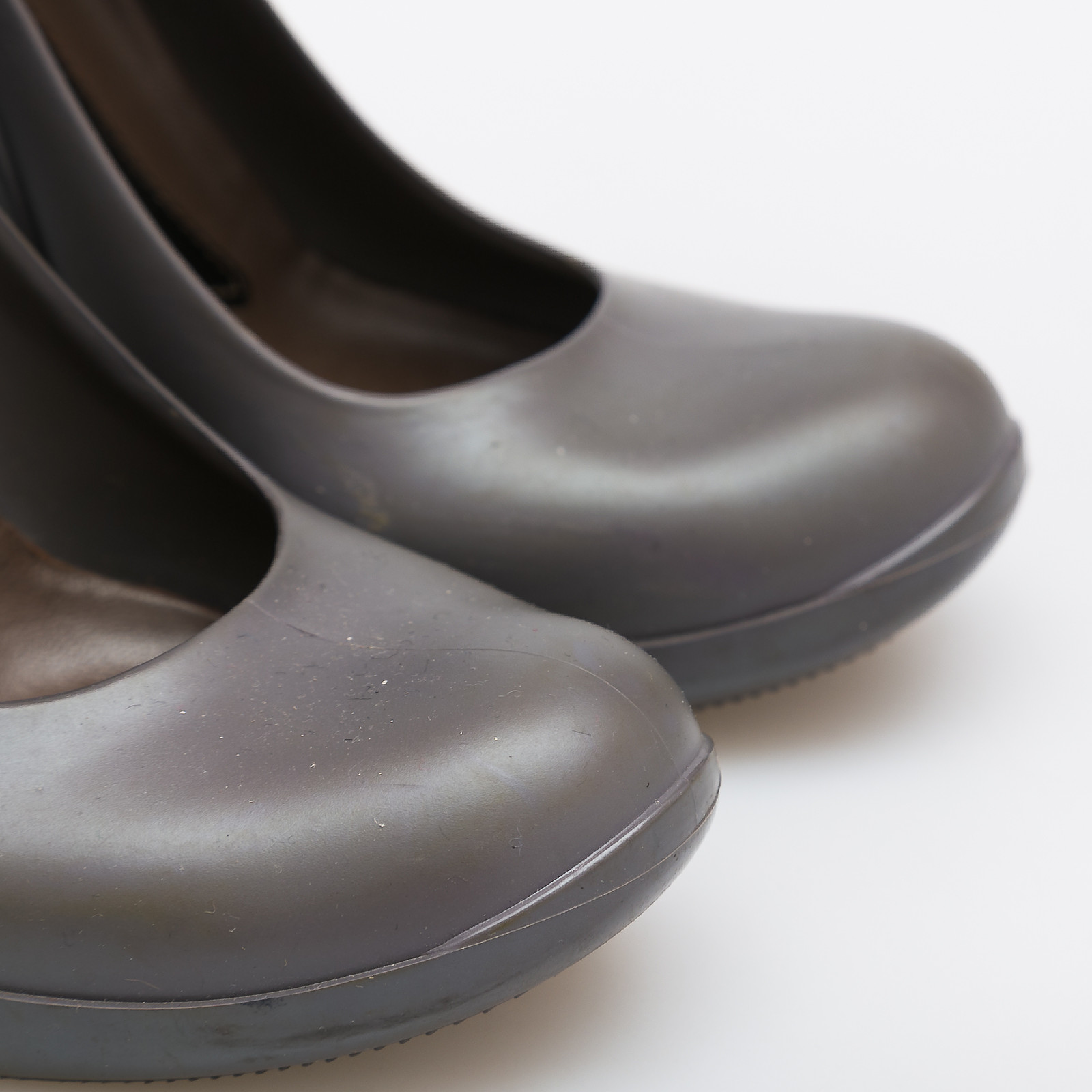 Туфли серого цвета Marni - фото из каталога магазина брендовой одежды Second Friend Store Туфли Marni - купить оригинал в секонд-хенде SFS - 4