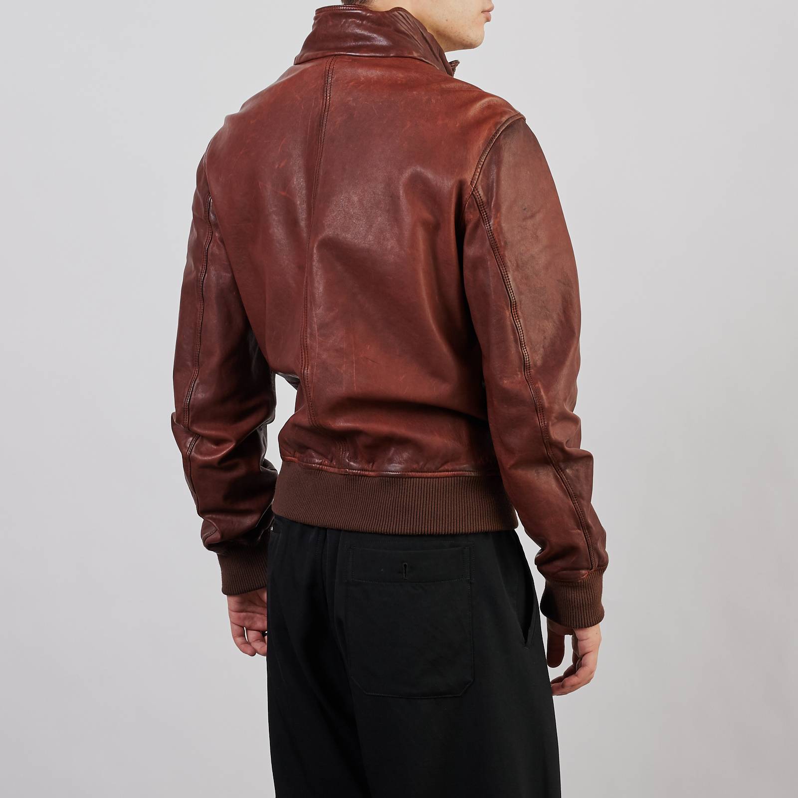 Кожаная куртка Dolce&Gabbana - купить оригинал в секонд-хенде SFS