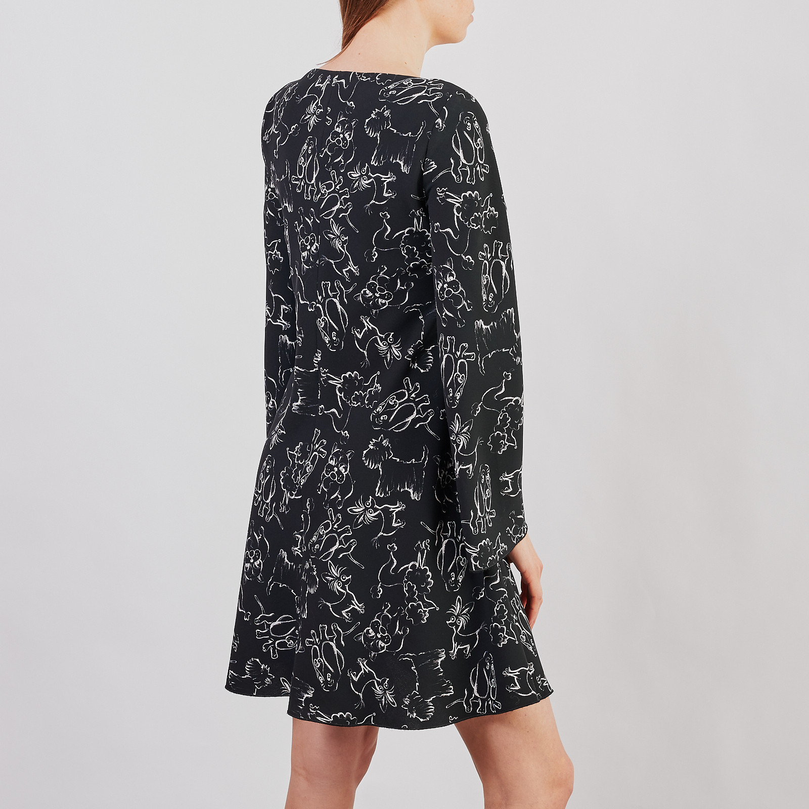 Платье черного цвета Sportmax Code - фото из каталога магазина брендовой одежды Second Friend Store Платье Sportmax Code - купить оригинал в секонд-хенде SFS - 2
