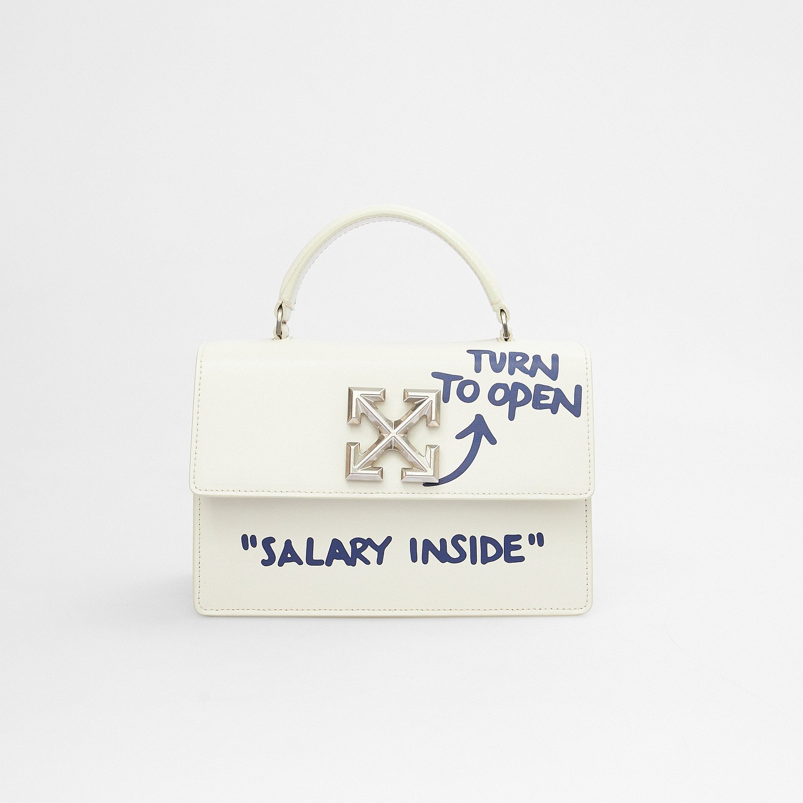 Сумка белого цвета Off-White - фото из каталога магазина брендовой одежды Second Friend Store Сумка Off-White - купить оригинал в секонд-хенде SFS - 1