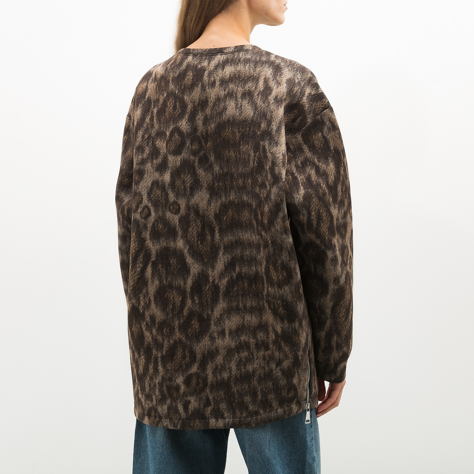 Свитшот коричневого цвета N21 - фото из каталога магазина брендовой одежды Second Friend Store Свитшот N21 - купить оригинал в секонд-хенде SFS - 2