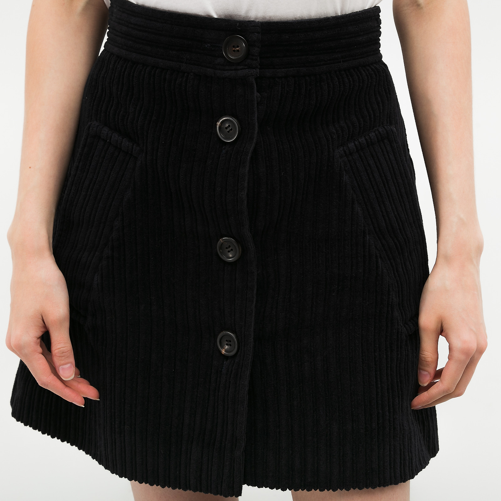 Юбка синего цвета Miu Miu - фото из каталога магазина брендовой одежды Second Friend Store Юбка Miu Miu - купить оригинал в секонд-хенде SFS - 4