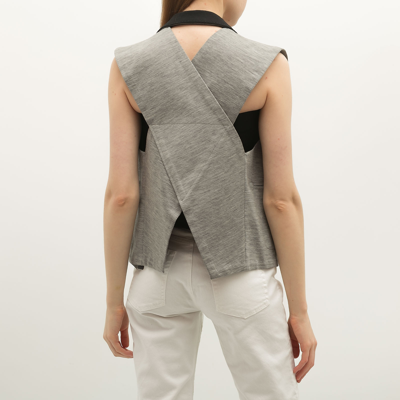 Жилет серого цвета Alexander Wang - фото из каталога магазина брендовой одежды Second Friend Store Жилет Alexander Wang - купить оригинал в секонд-хенде SFS - 2