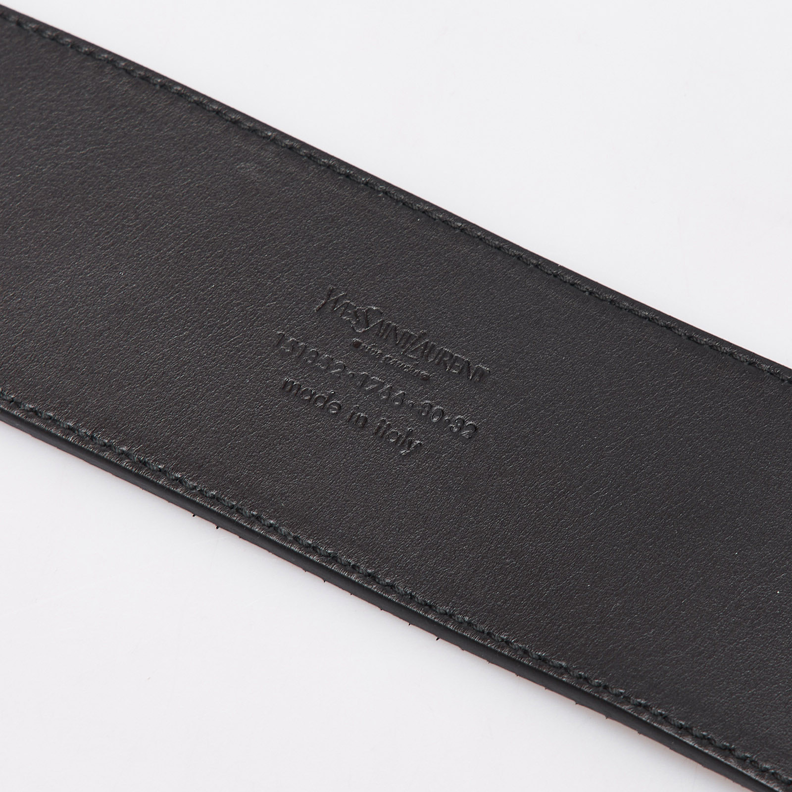 Ремень голубого цвета Yves Saint Laurent - фото из каталога магазина брендовой одежды Second Friend Store Ремень Yves Saint Laurent - купить оригинал в секонд-хенде SFS - 4