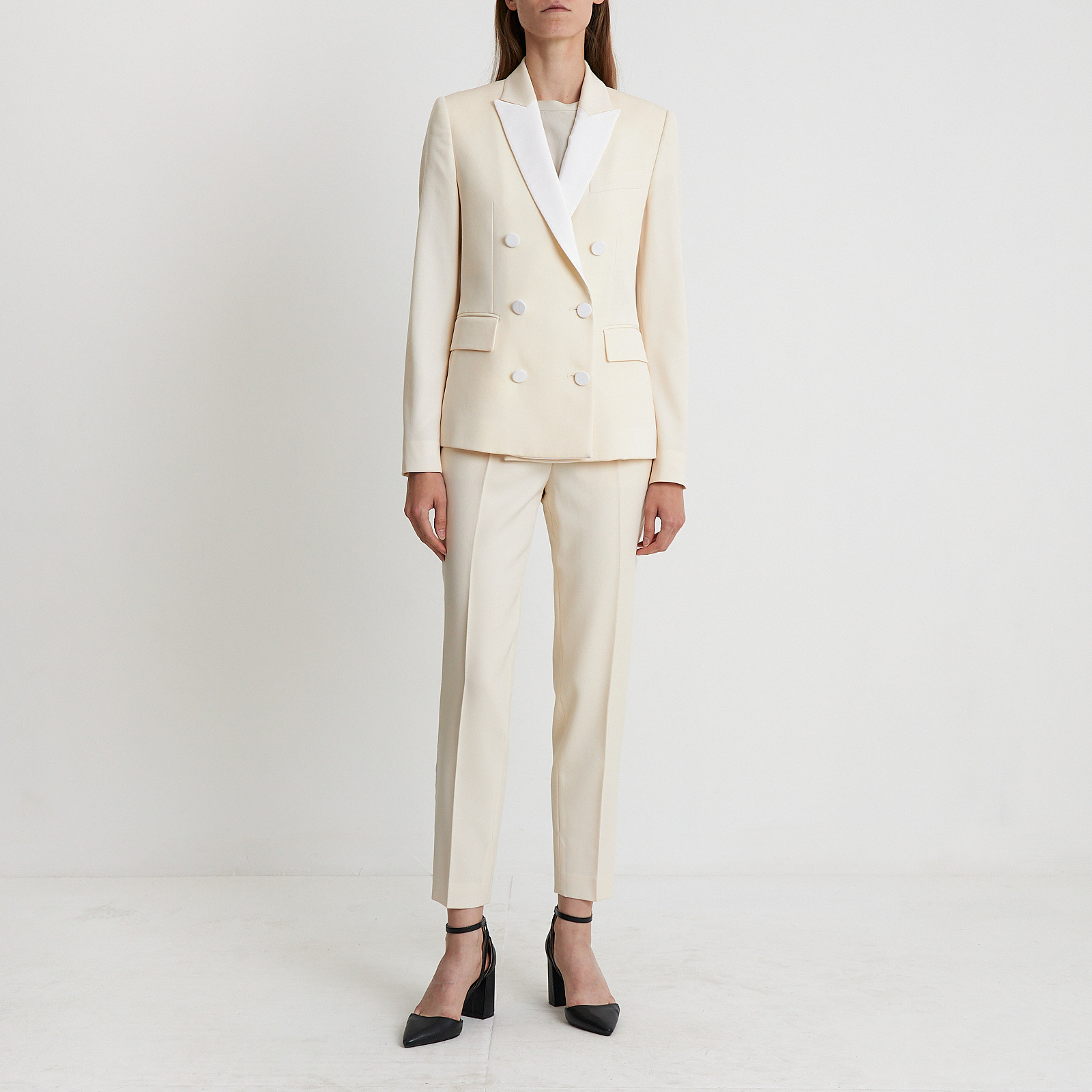 Костюм  белого цвета Stella McCartney - фото из каталога магазина брендовой одежды Second Friend Store Костюм Stella McCartney - купить оригинал в секонд-хенде SFS - 3