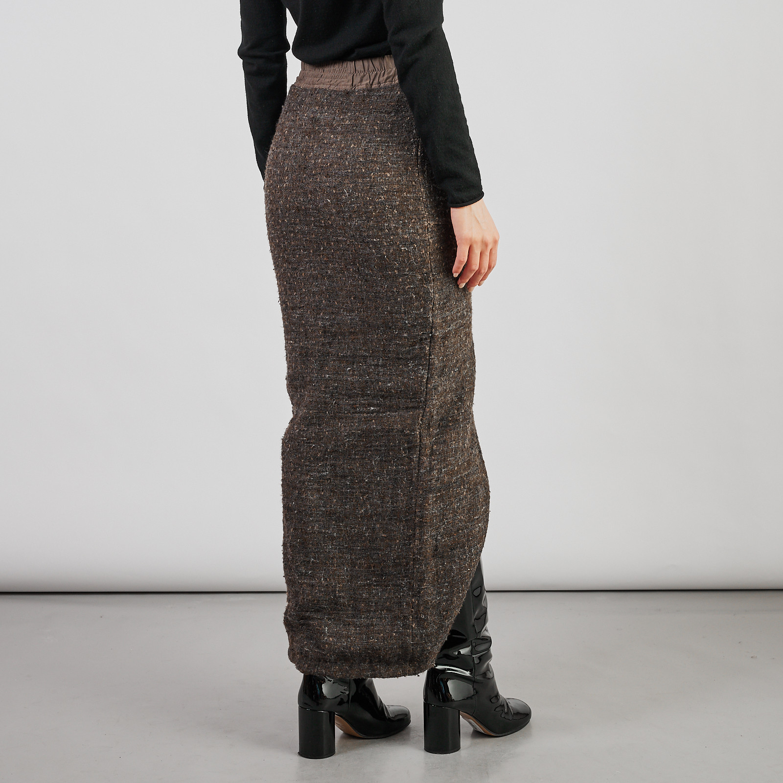 Юбка коричневого цвета Rick Owens - фото из каталога магазина брендовой одежды Second Friend Store Юбка Rick Owens - купить оригинал в секонд-хенде SFS - 2