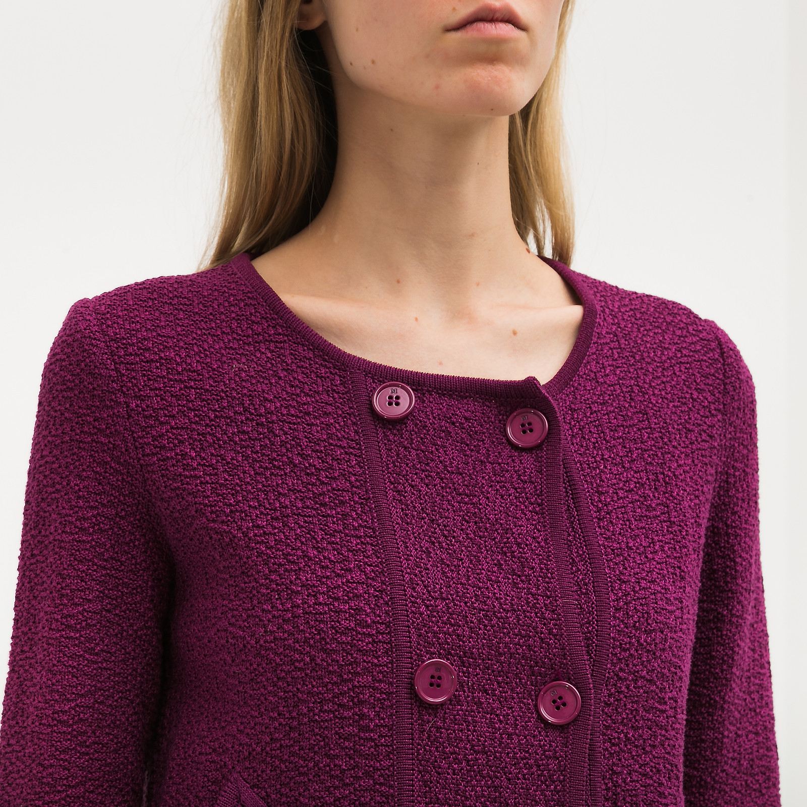 Жакет фиолетового цвета Missoni - фото из каталога магазина брендовой одежды Second Friend Store Жакет Missoni - купить оригинал в секонд-хенде SFS - 4