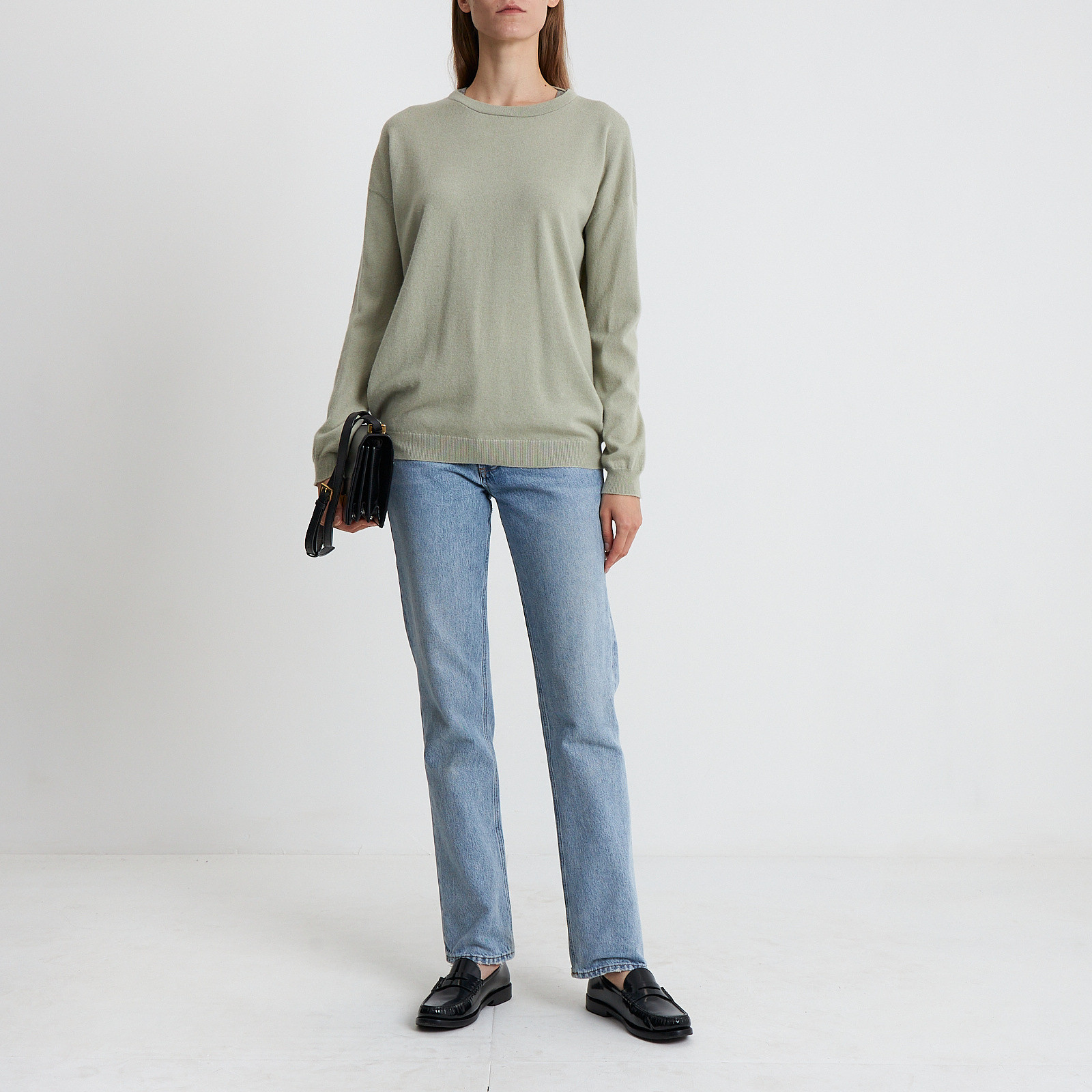 Джемпер зеленого цвета Brunello Cucinelli - фото из каталога магазина брендовой одежды Second Friend Store Джемпер Brunello Cucinelli - купить оригинал в секонд-хенде SFS - 2