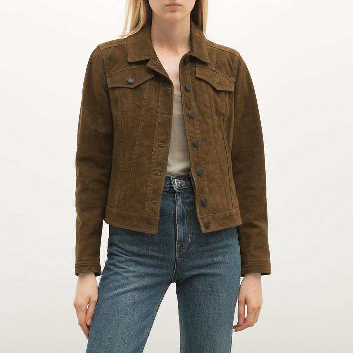 Кожаная куртка Burberry Brit