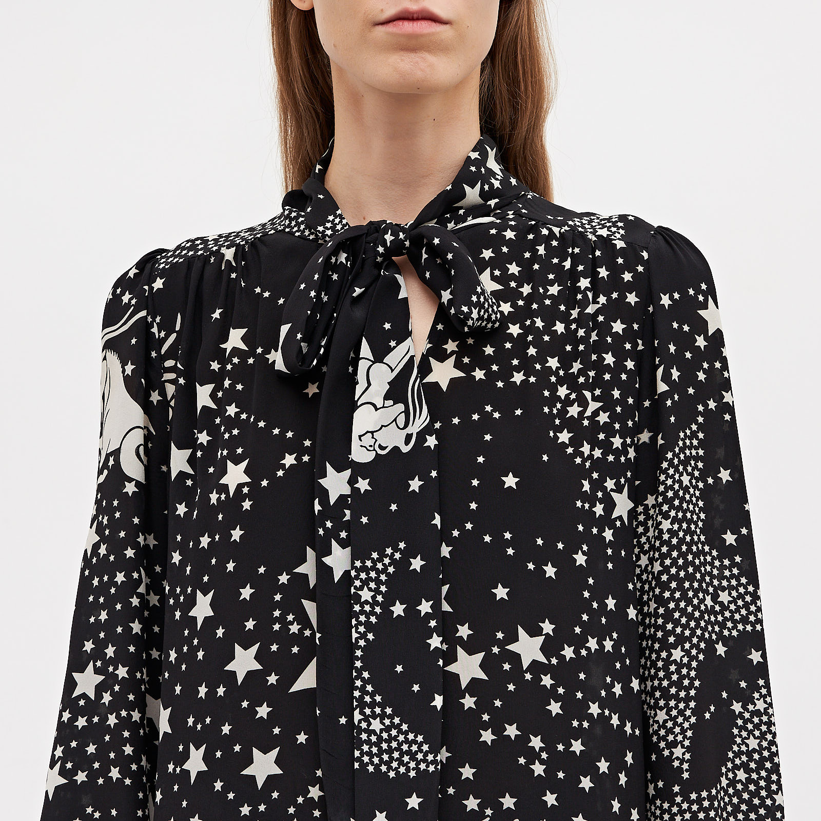 Блуза черного цвета Dolce&Gabbana - фото из каталога магазина брендовой одежды Second Friend Store Блуза Dolce&Gabbana - купить оригинал в секонд-хенде SFS - 4