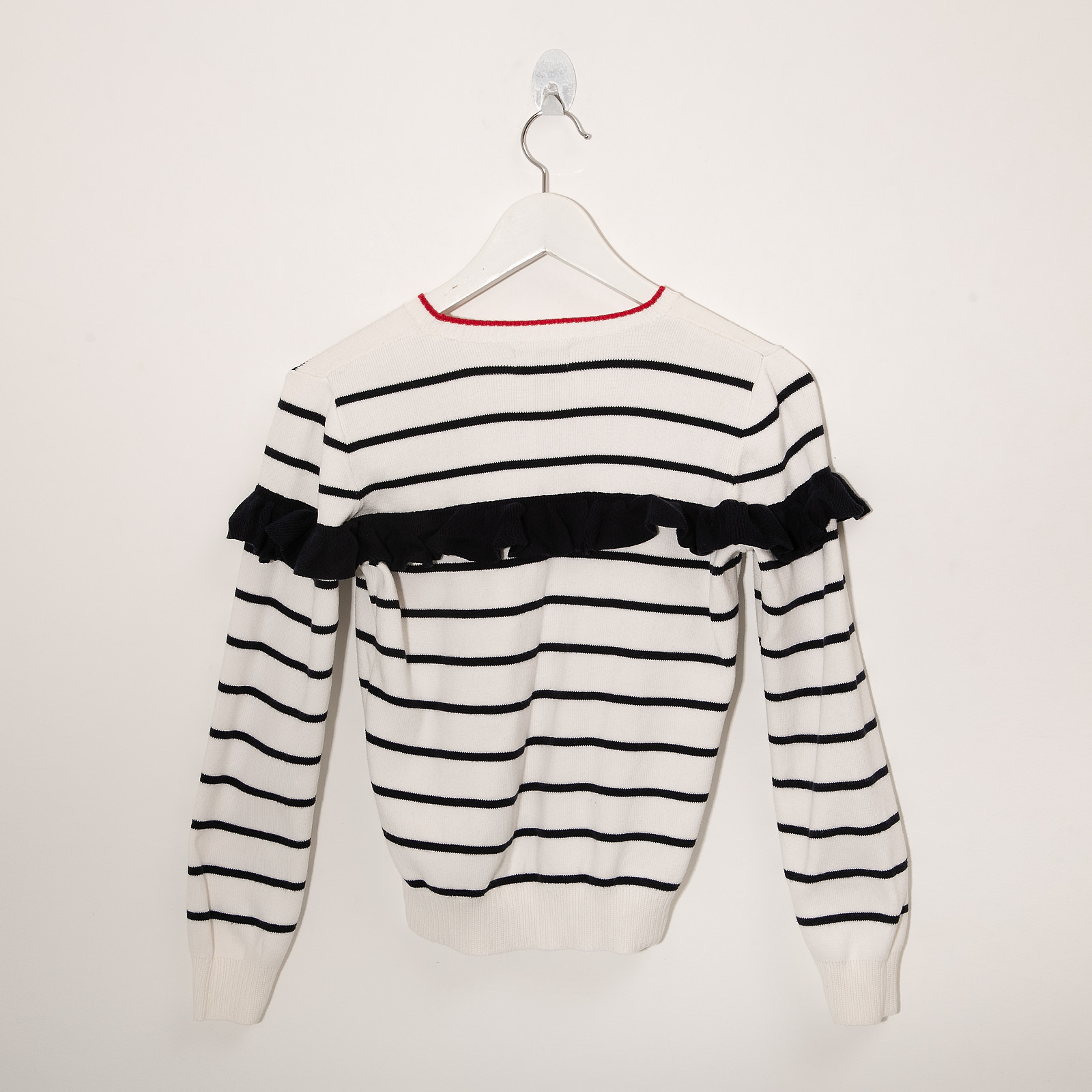 Свитер белого цвета Polo Ralph Lauren - фото из каталога магазина брендовой одежды Second Friend Store Свитер Polo Ralph Lauren - купить оригинал в секонд-хенде SFS - 2