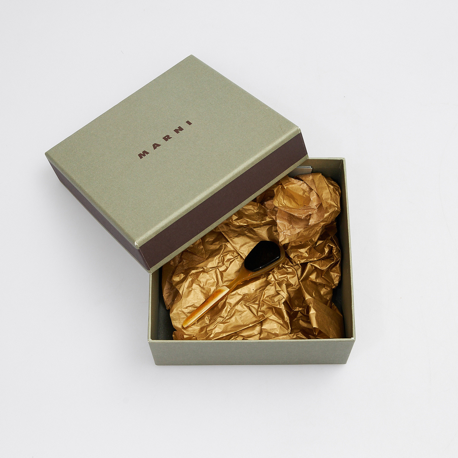 Брошка желтого цвета Marni - фото из каталога магазина брендовой одежды Second Friend Store Брошка Marni - купить оригинал в секонд-хенде SFS - 4