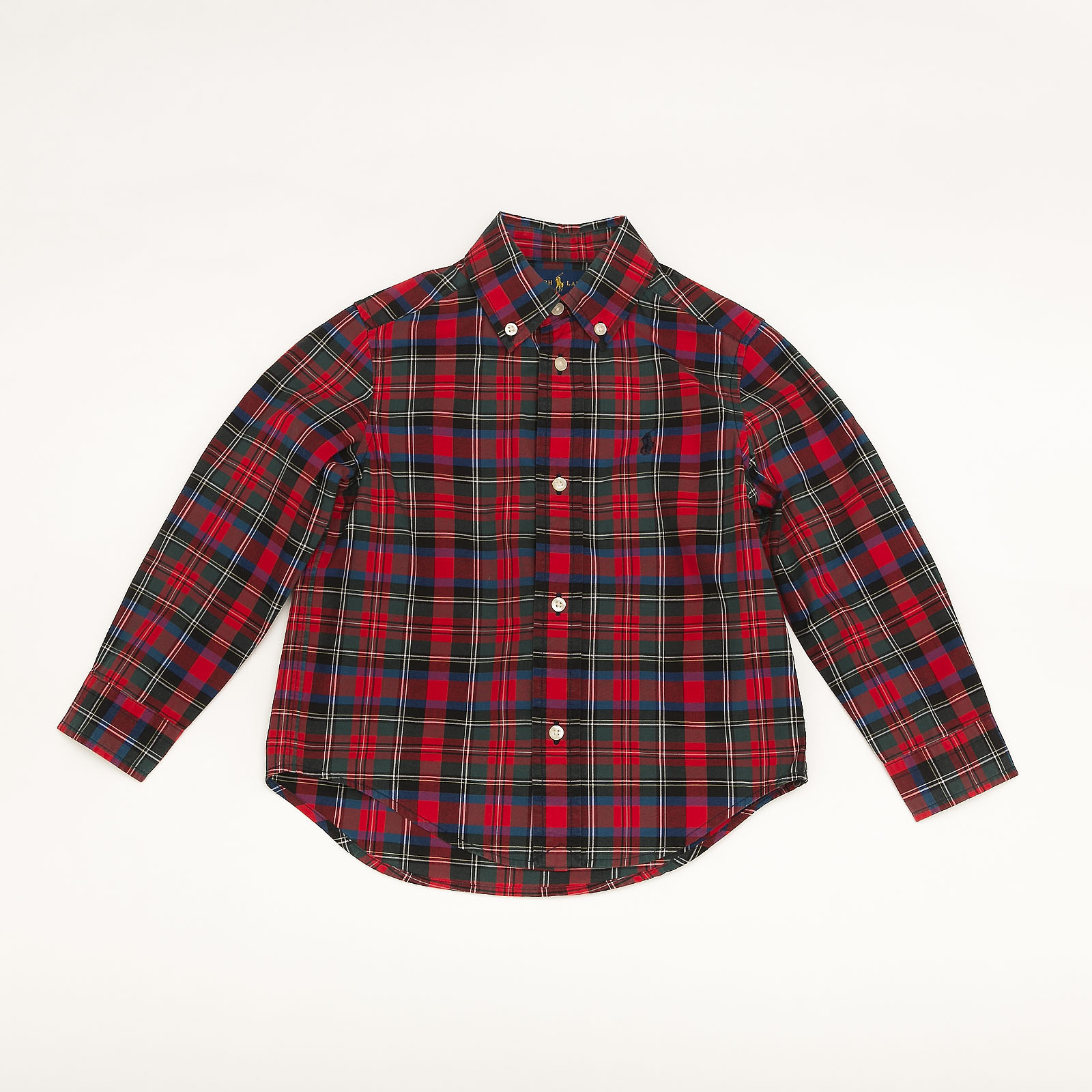 Рубашка  красного цвета Ralph Lauren - фото из каталога магазина брендовой одежды Second Friend Store Рубашка Ralph Lauren - купить оригинал в секонд-хенде SFS - 1