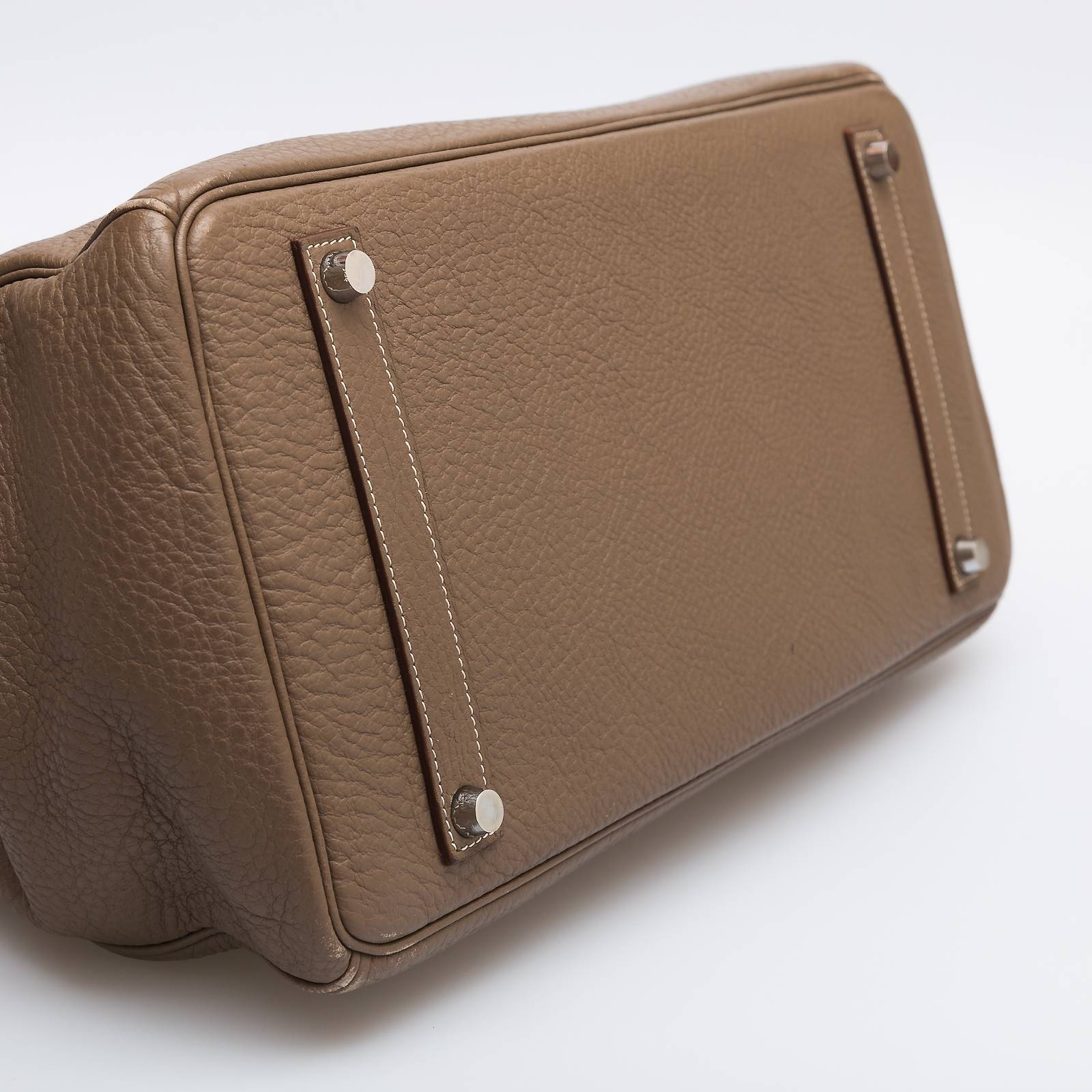 Сумка серого цвета Hermes - фото из каталога магазина брендовой одежды Second Friend Store Сумка Hermes - купить оригинал в секонд-хенде SFS - 5