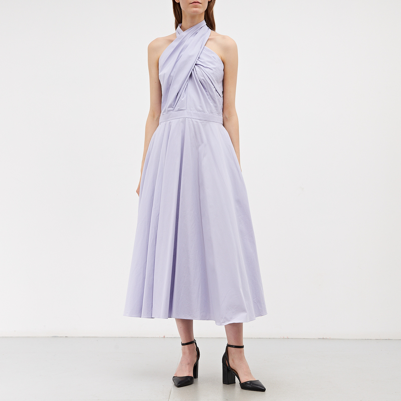 Платье фиолетового цвета Alexander McQueen - фото из каталога магазина брендовой одежды Second Friend Store Платье Alexander McQueen - купить оригинал в секонд-хенде SFS - 2