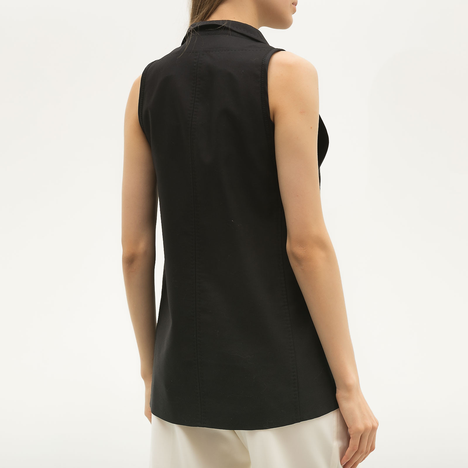 Жилет черного цвета Proenza Schouler - фото из каталога магазина брендовой одежды Second Friend Store Жилет Proenza Schouler - купить оригинал в секонд-хенде SFS - 2