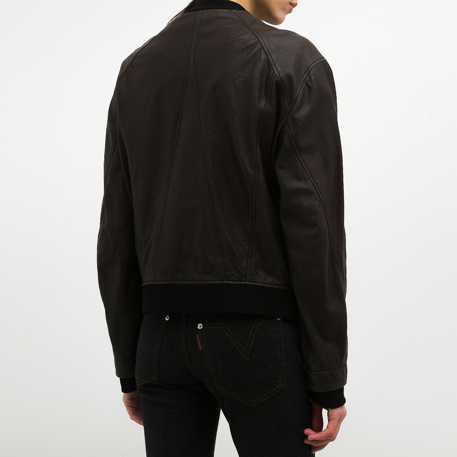 Куртка кожаная Helmut Lang - купить оригинал в секонд-хенде SFS
