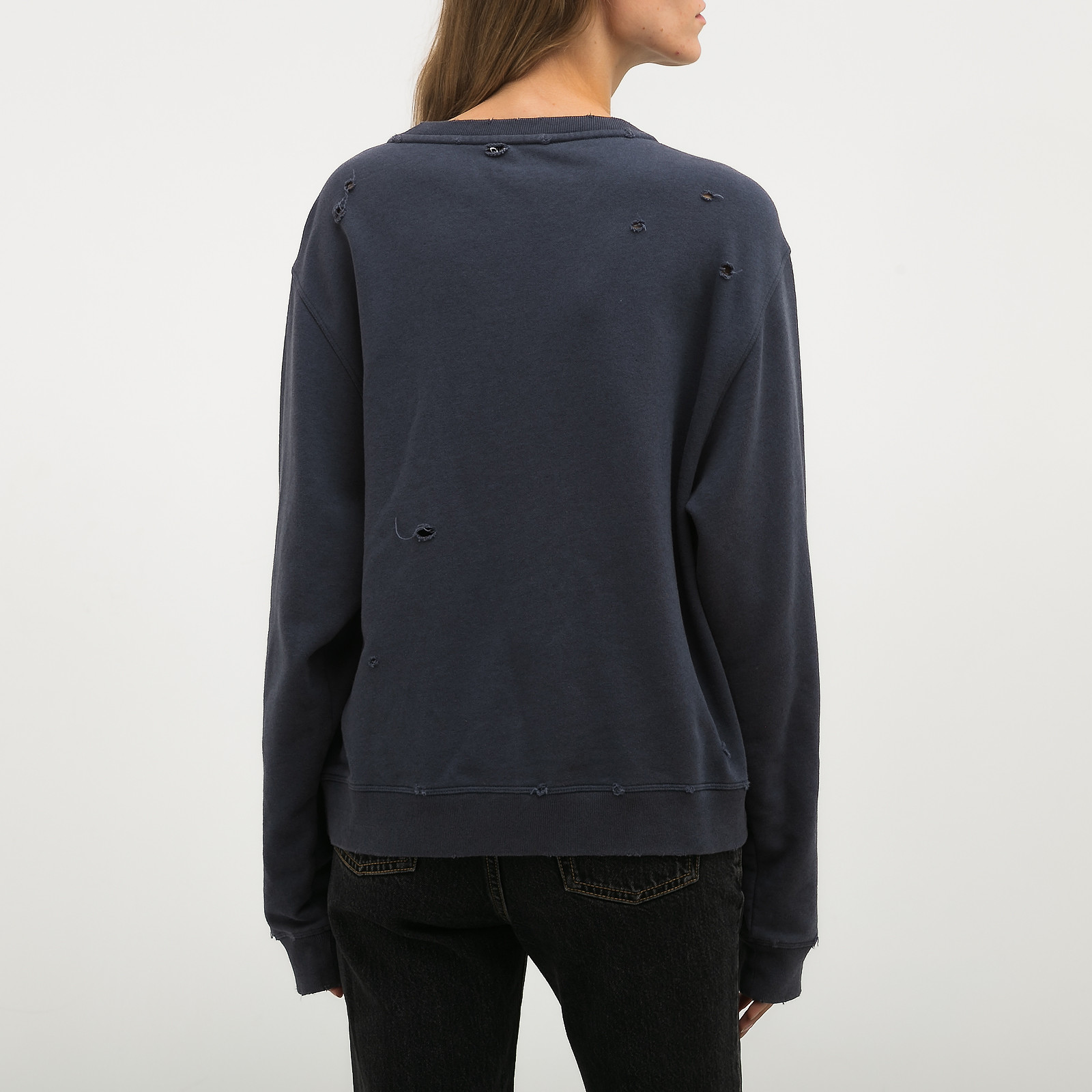 Свитшот синего цвета Loewe - фото из каталога магазина брендовой одежды Second Friend Store Свитшот Loewe - купить оригинал в секонд-хенде SFS - 2