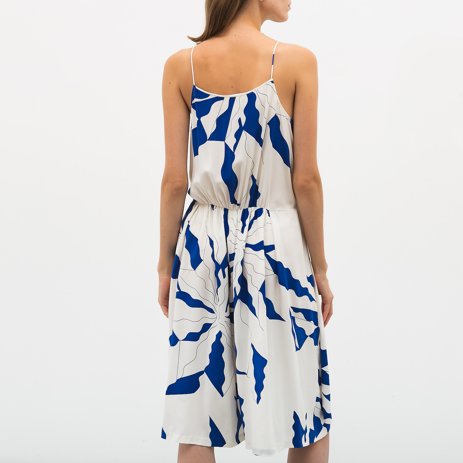 Комбинезон белого цвета Diane von Furstenberg - фото из каталога магазина брендовой одежды Second Friend Store Комбинезон Diane von Furstenberg - купить оригинал в секонд-хенде SFS - 3