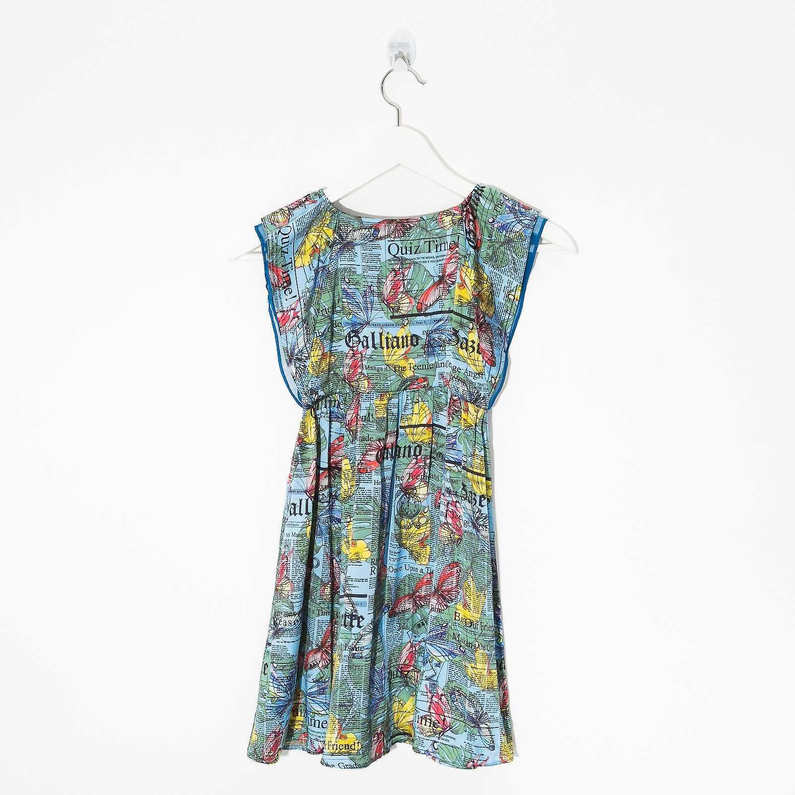 Платье голубого цвета John Galliano Kids - фото из каталога магазина брендовой одежды Second Friend Store Платье John Galliano Kids - купить оригинал в секонд-хенде SFS - 2