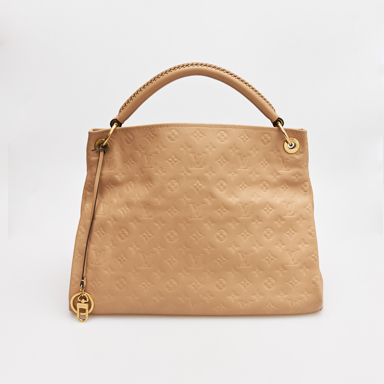 Сумка бежевого цвета Louis Vuitton - фото из каталога магазина брендовой одежды Second Friend Store Сумка Louis Vuitton - купить оригинал в секонд-хенде SFS - 1