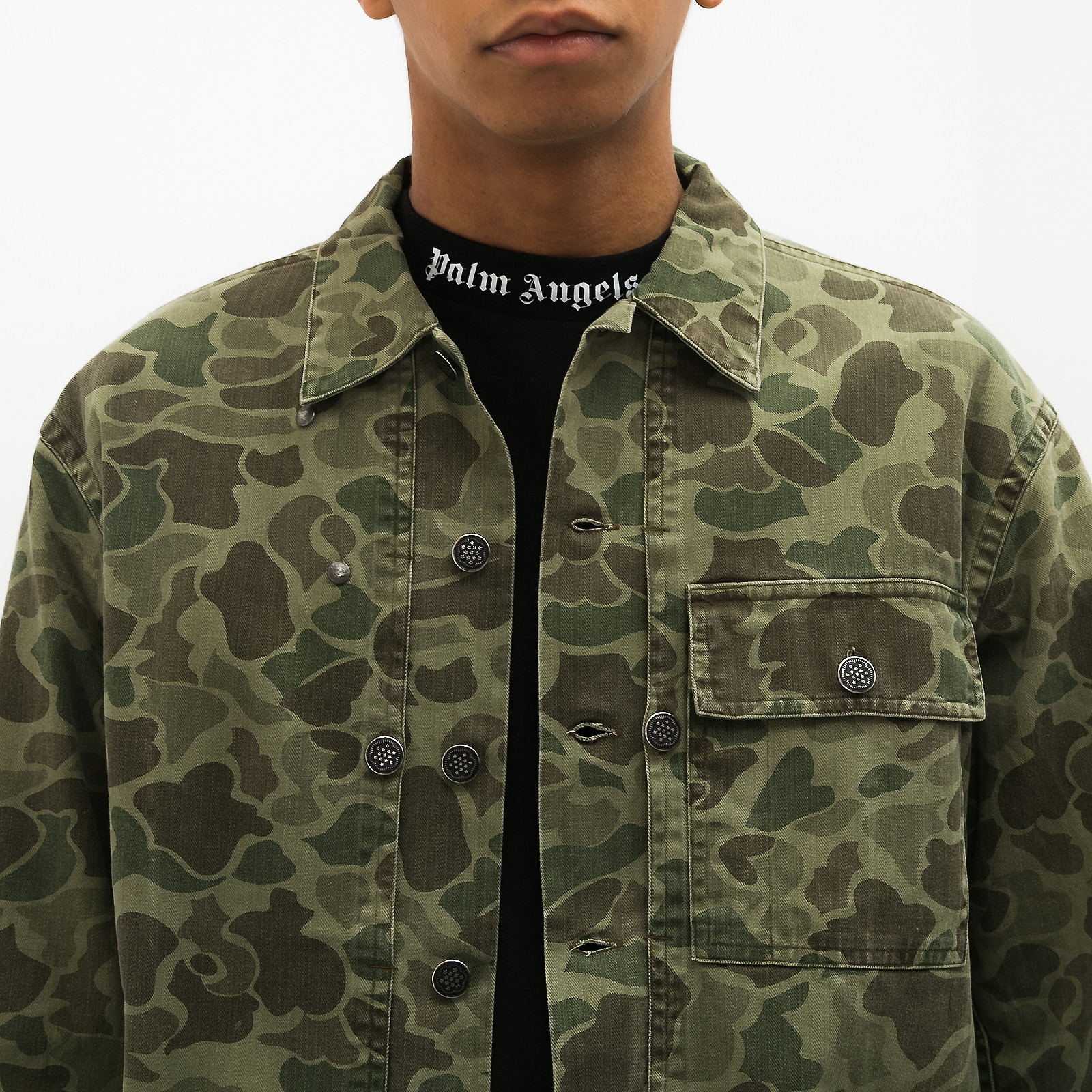 Куртка джинсовая зеленого цвета Polo Ralph Lauren - фото из каталога магазина брендовой одежды Second Friend Store Куртка джинсовая Polo Ralph Lauren - купить оригинал в секонд-хенде SFS - 4