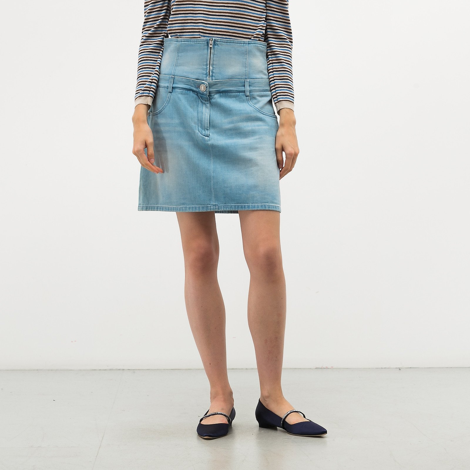 Юбка джинсовая Chanel - купить оригинал в секонд-хенде SFS - 1