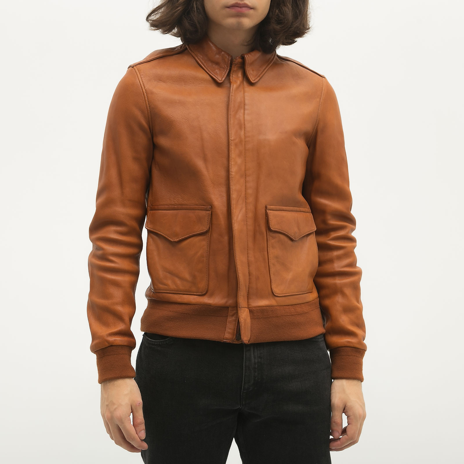 

Кожаная куртка Ralph Lauren, S