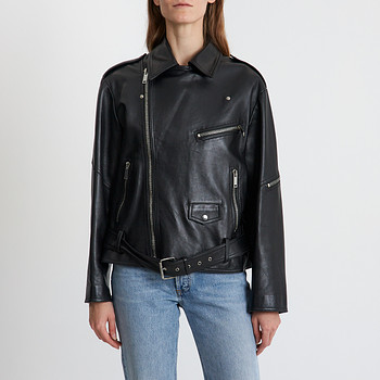 Кожаная куртка Valentino