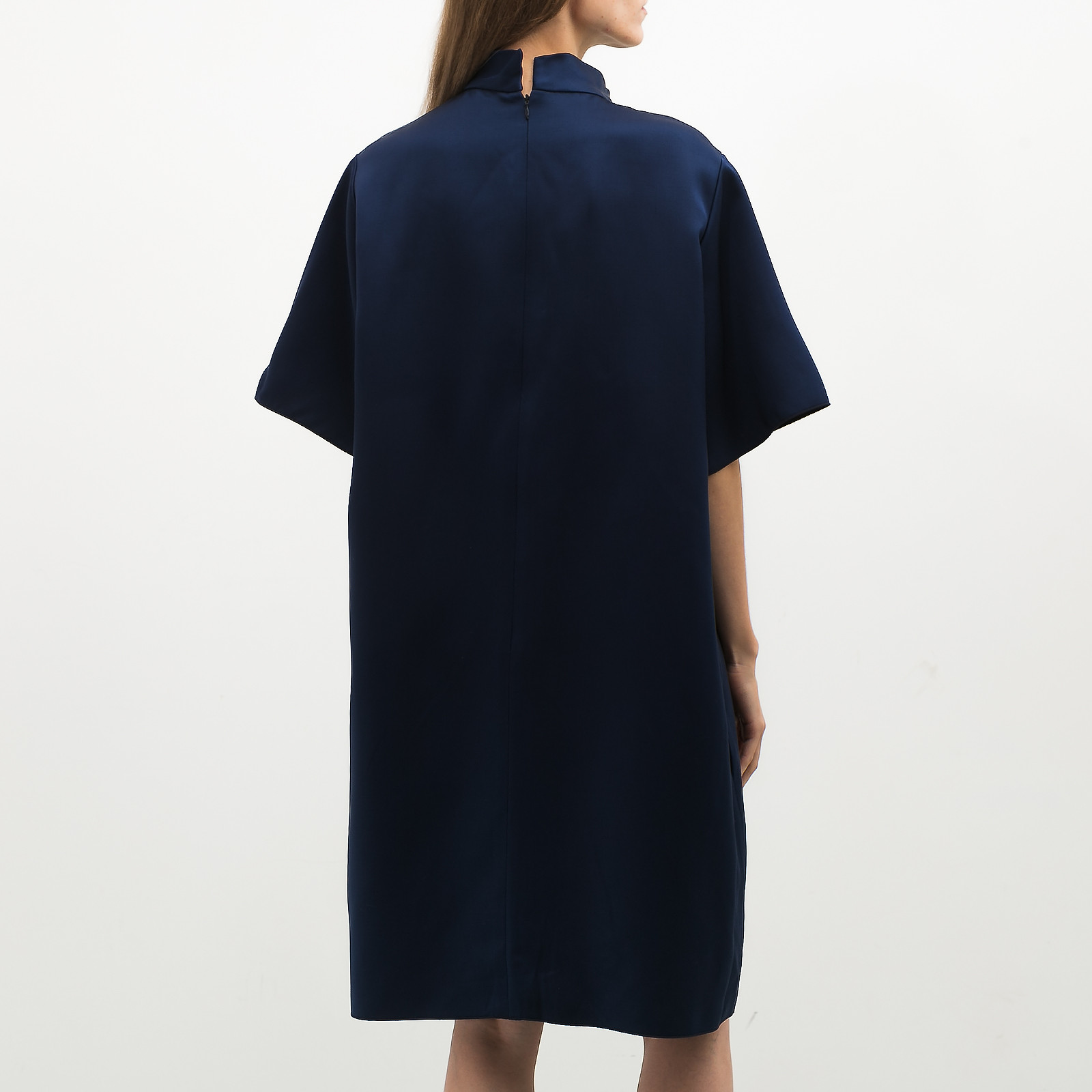 Платье синего цвета Celine - фото из каталога магазина брендовой одежды Second Friend Store Платье Celine - купить оригинал в секонд-хенде SFS - 3