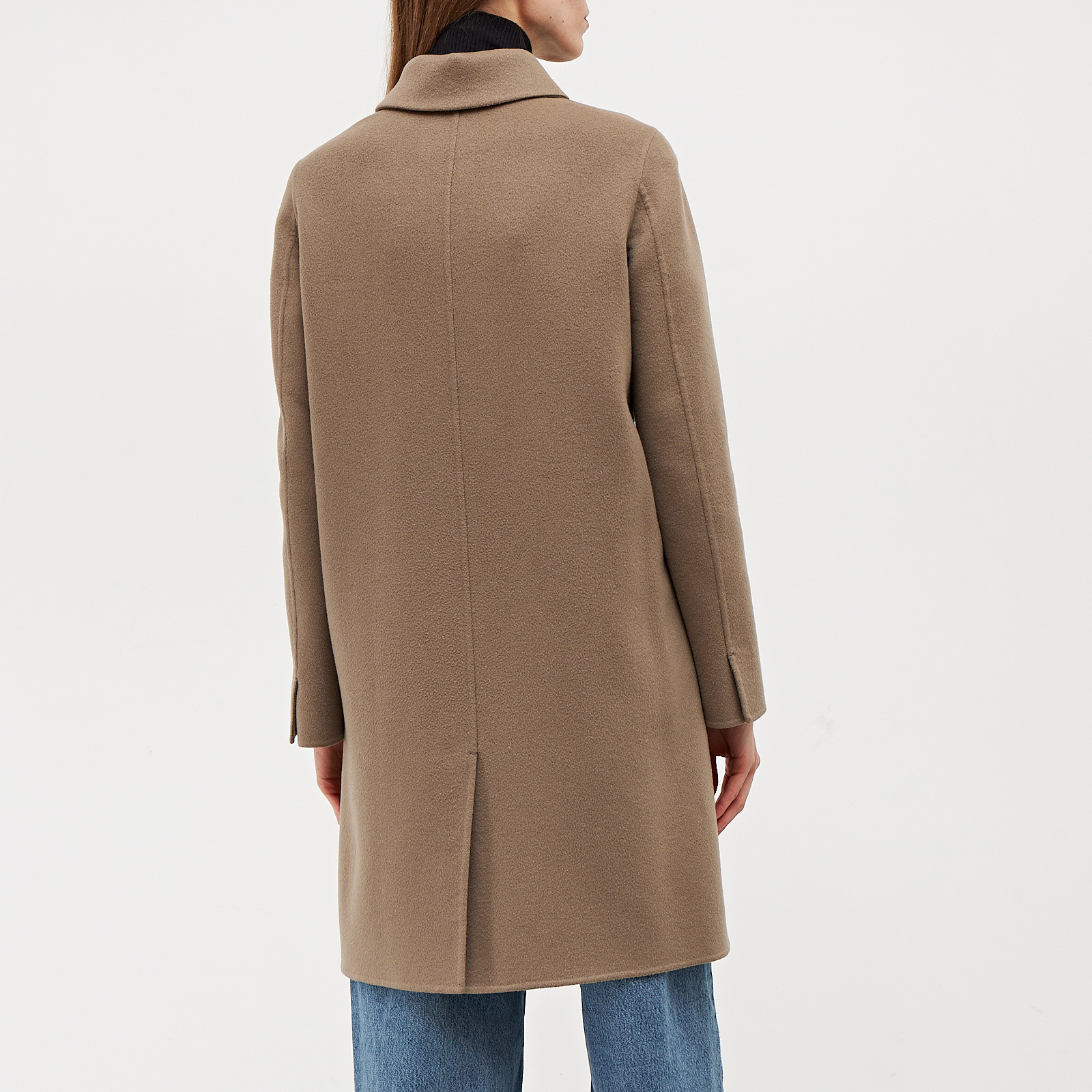 Пальто зеленого цвета Loro Piana - фото из каталога магазина брендовой одежды Second Friend Store Пальто Loro Piana - купить оригинал в секонд-хенде SFS - 3