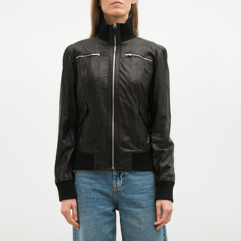 Кожаная куртка Fendi