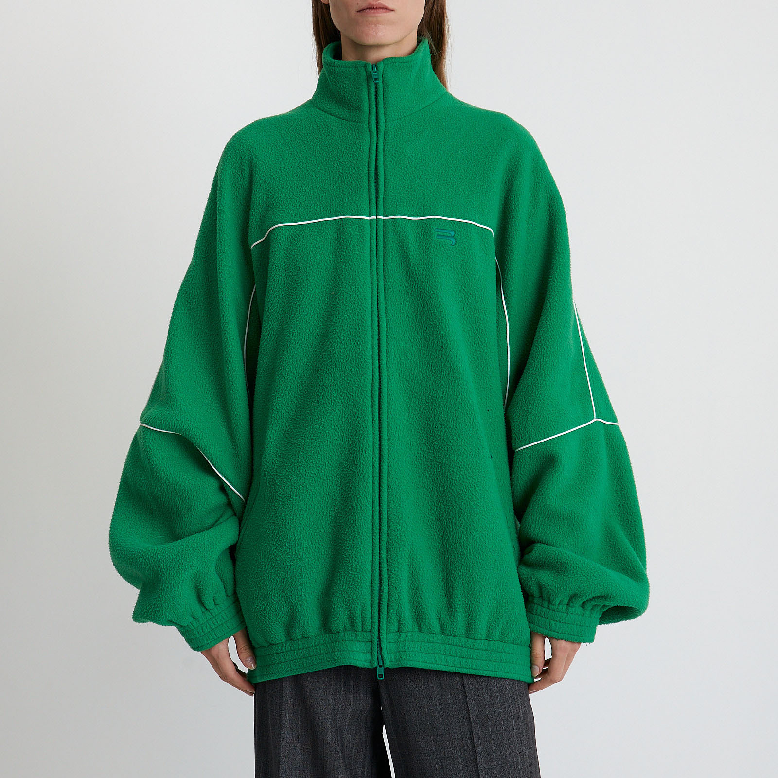 Куртка  зеленого цвета Balenciaga - фото из каталога магазина брендовой одежды Second Friend Store Куртка Balenciaga - купить оригинал в секонд-хенде SFS - 1