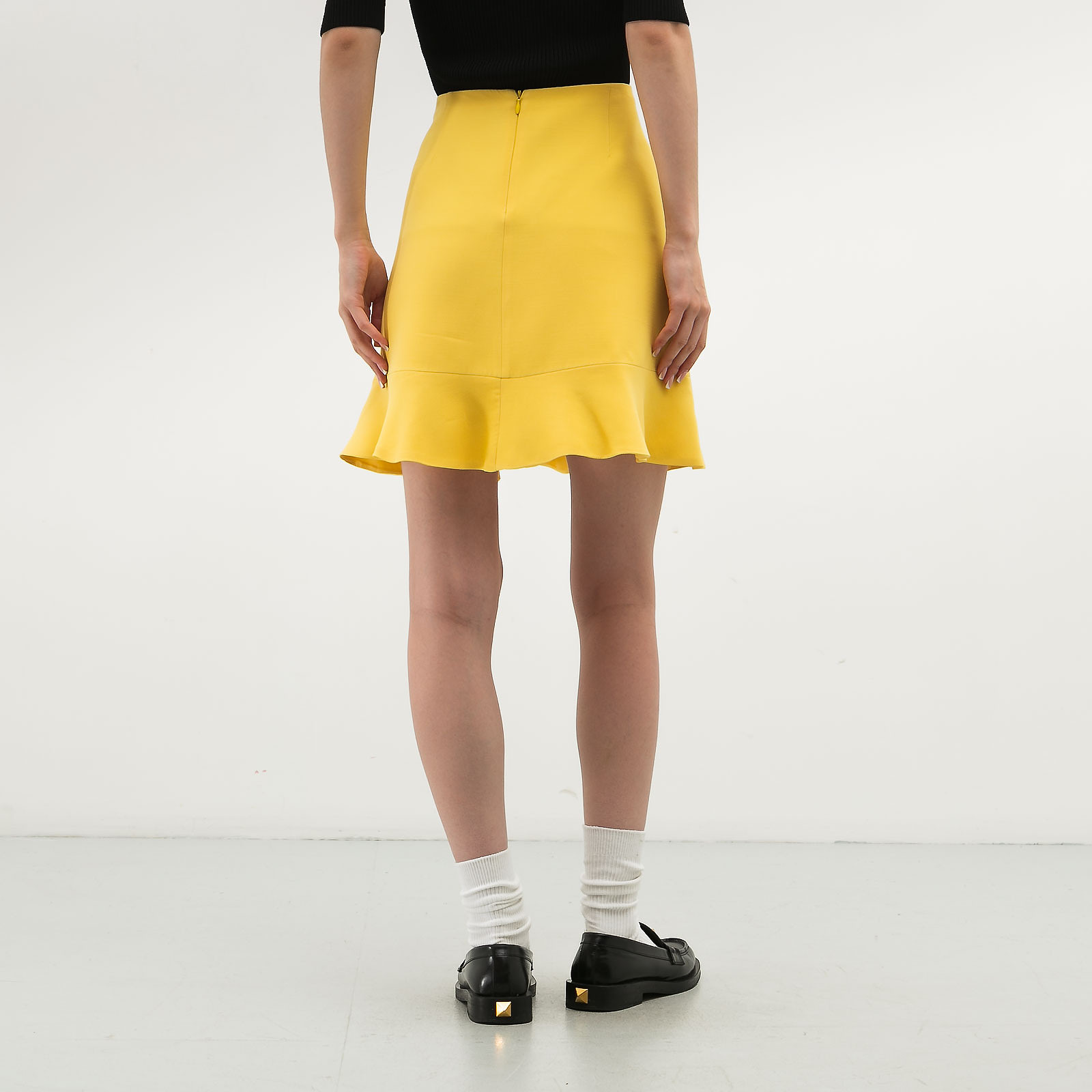 Юбка желтого цвета Valentino - фото из каталога магазина брендовой одежды Second Friend Store Юбка Valentino - купить оригинал в секонд-хенде SFS - 3
