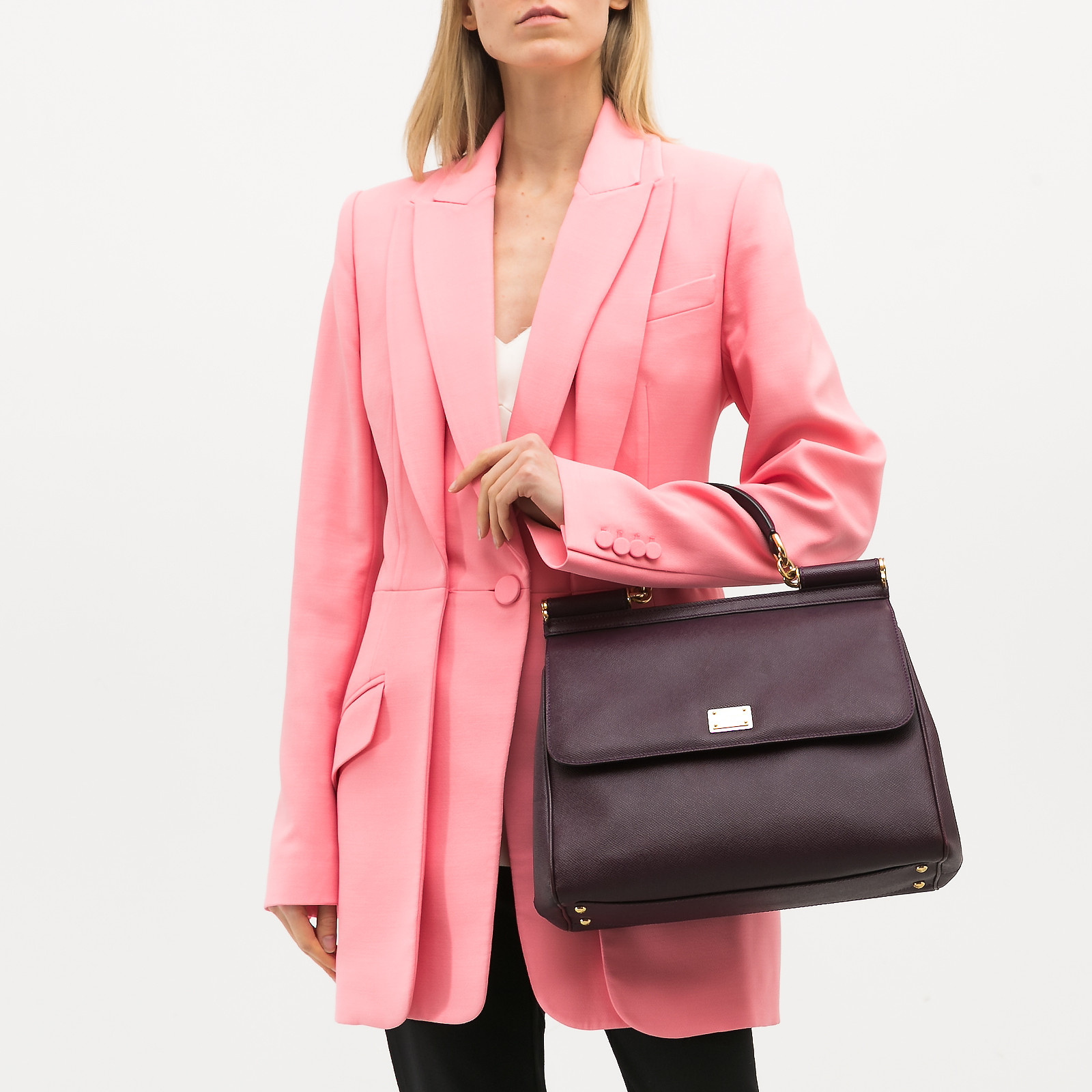 Сумка фиолетового цвета Dolce&Gabbana - фото из каталога магазина брендовой одежды Second Friend Store Сумка Dolce&Gabbana - купить оригинал в секонд-хенде SFS - 2