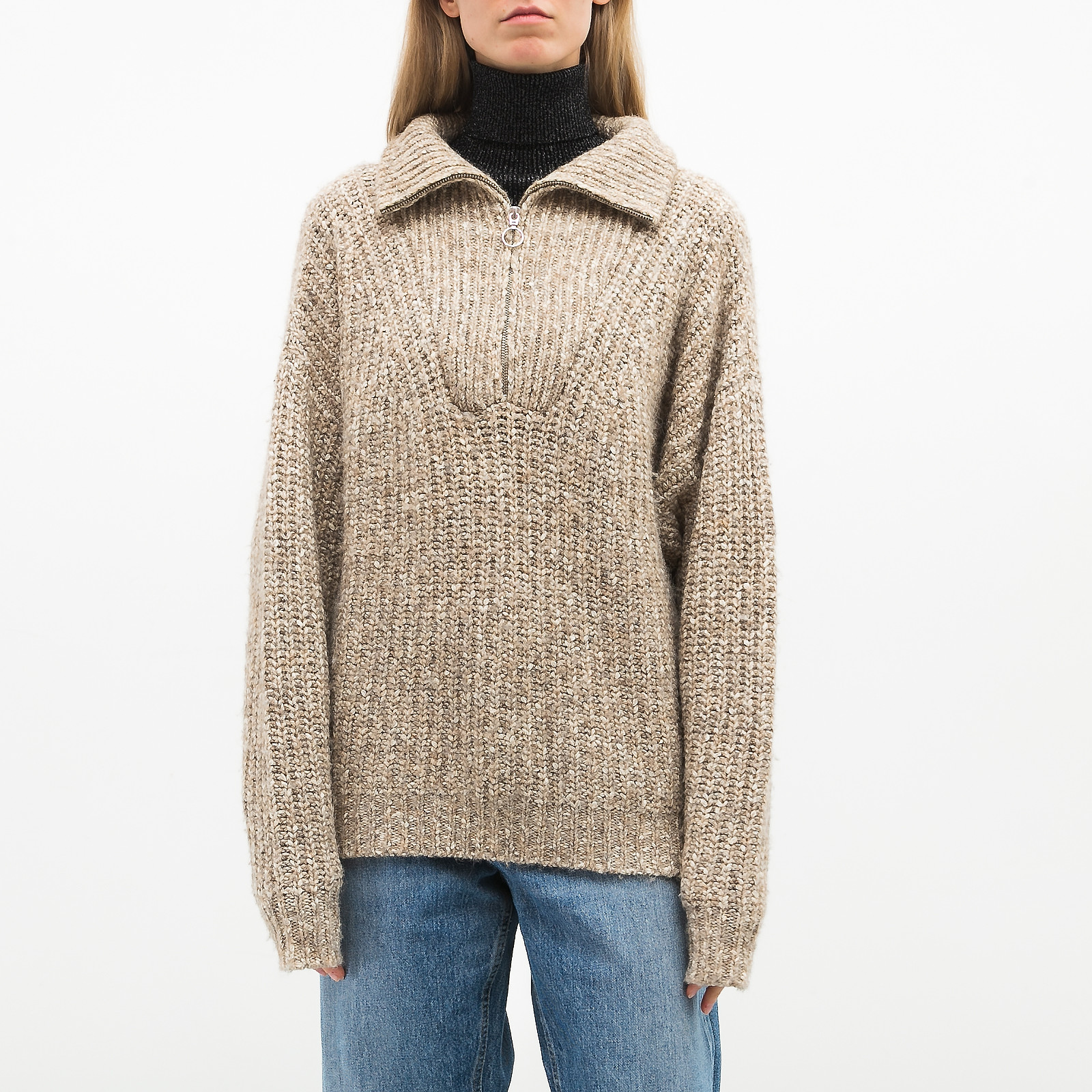 Джемпер бежевого цвета Isabel Marant Etoile - фото из каталога магазина брендовой одежды Second Friend Store Джемпер Isabel Marant Etoile - купить оригинал в секонд-хенде SFS - 1