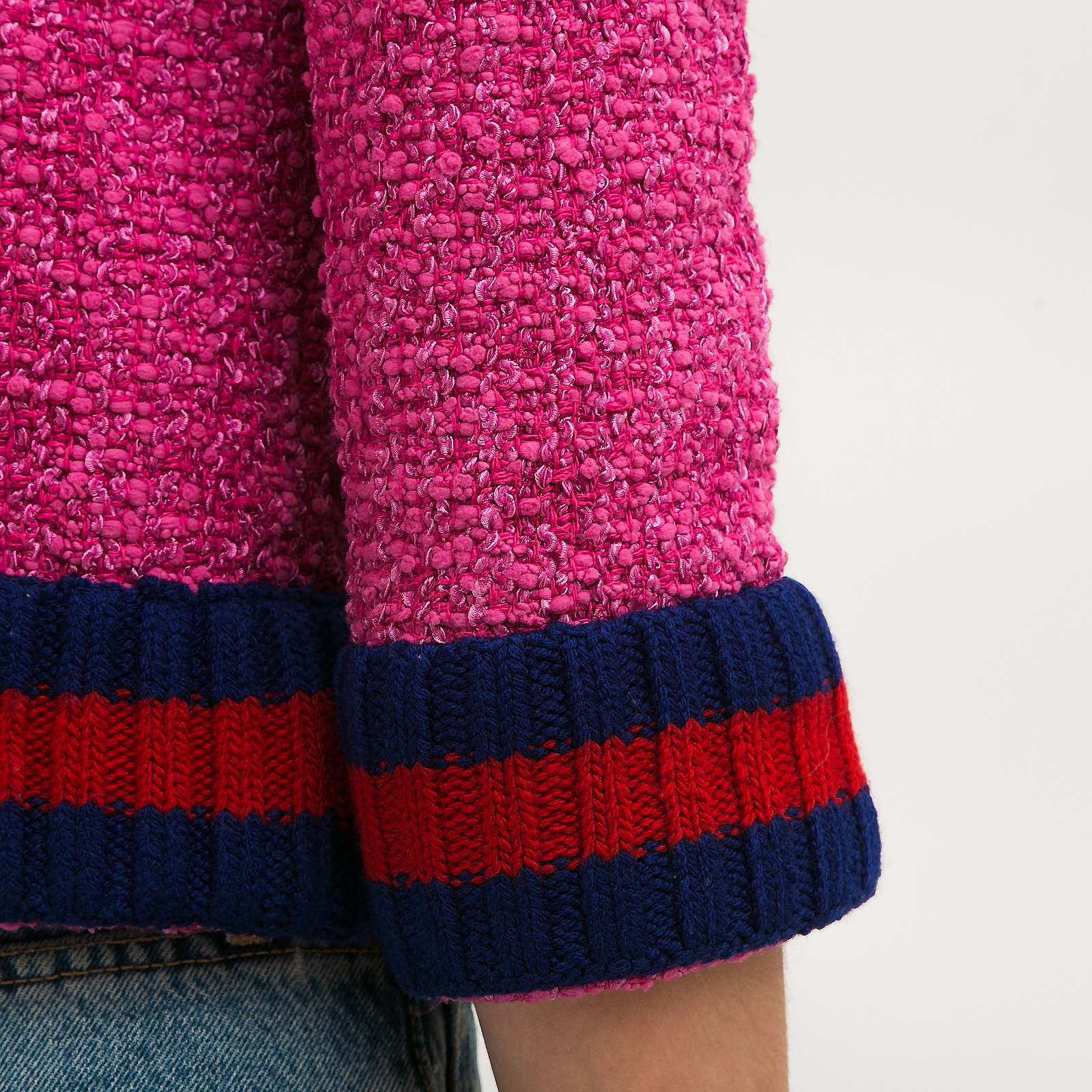 Жакет розового цвета Gucci - фото из каталога магазина брендовой одежды Second Friend Store Жакет Gucci - купить оригинал в секонд-хенде SFS - 5