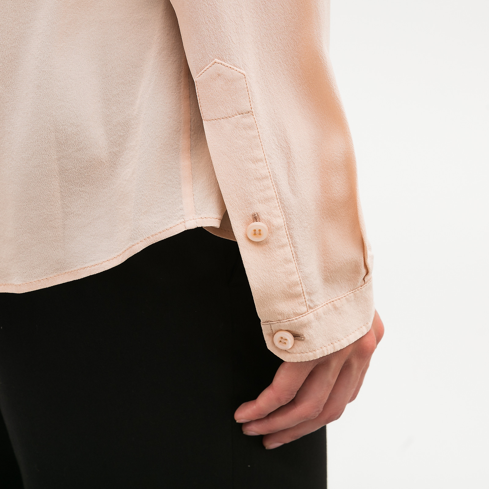 Блуза бежевого цвета Stella McCartney - фото из каталога магазина брендовой одежды Second Friend Store Блуза Stella McCartney - купить оригинал в секонд-хенде SFS - 5