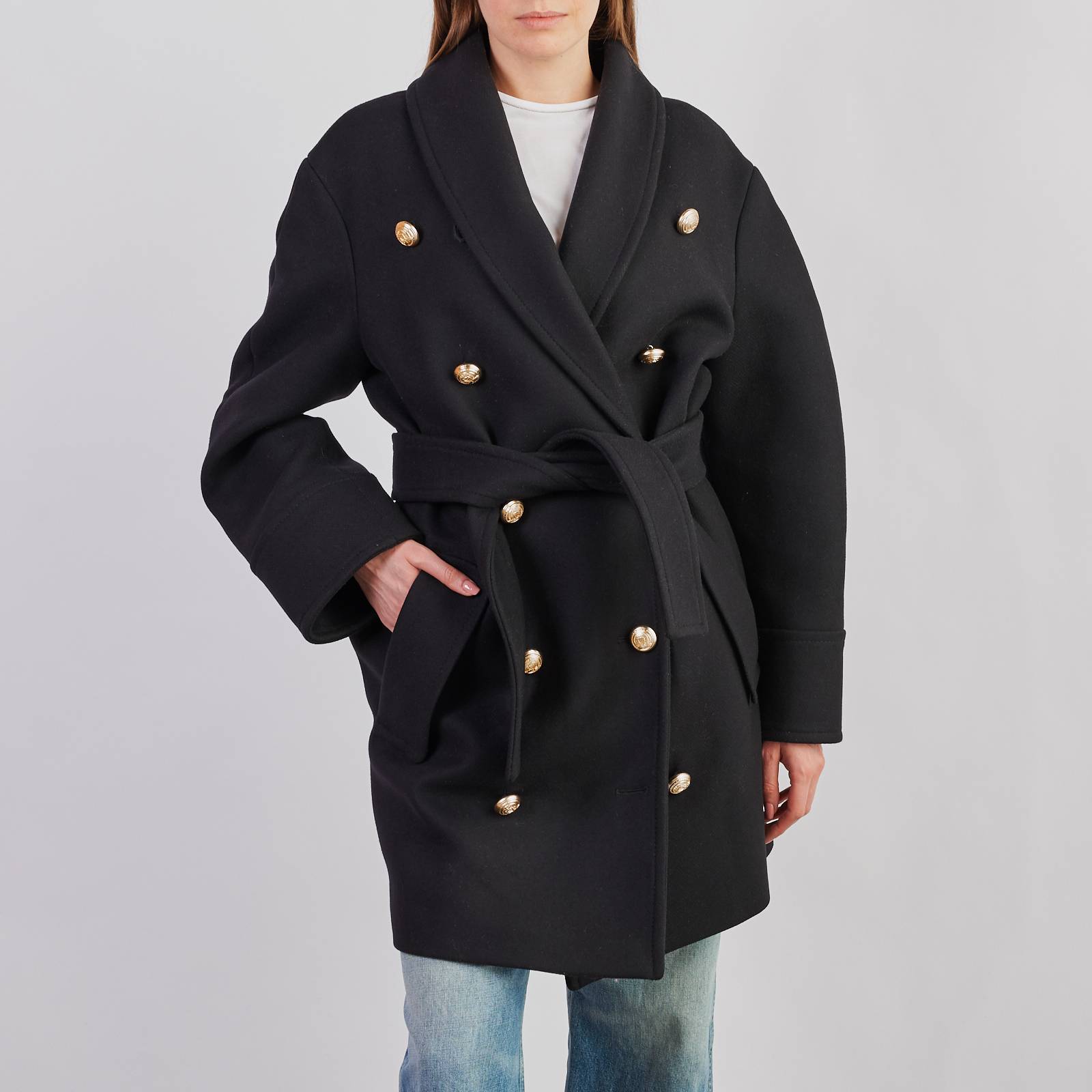 Пальто H&M Balmain - купить оригинал в секонд-хенде SFS
