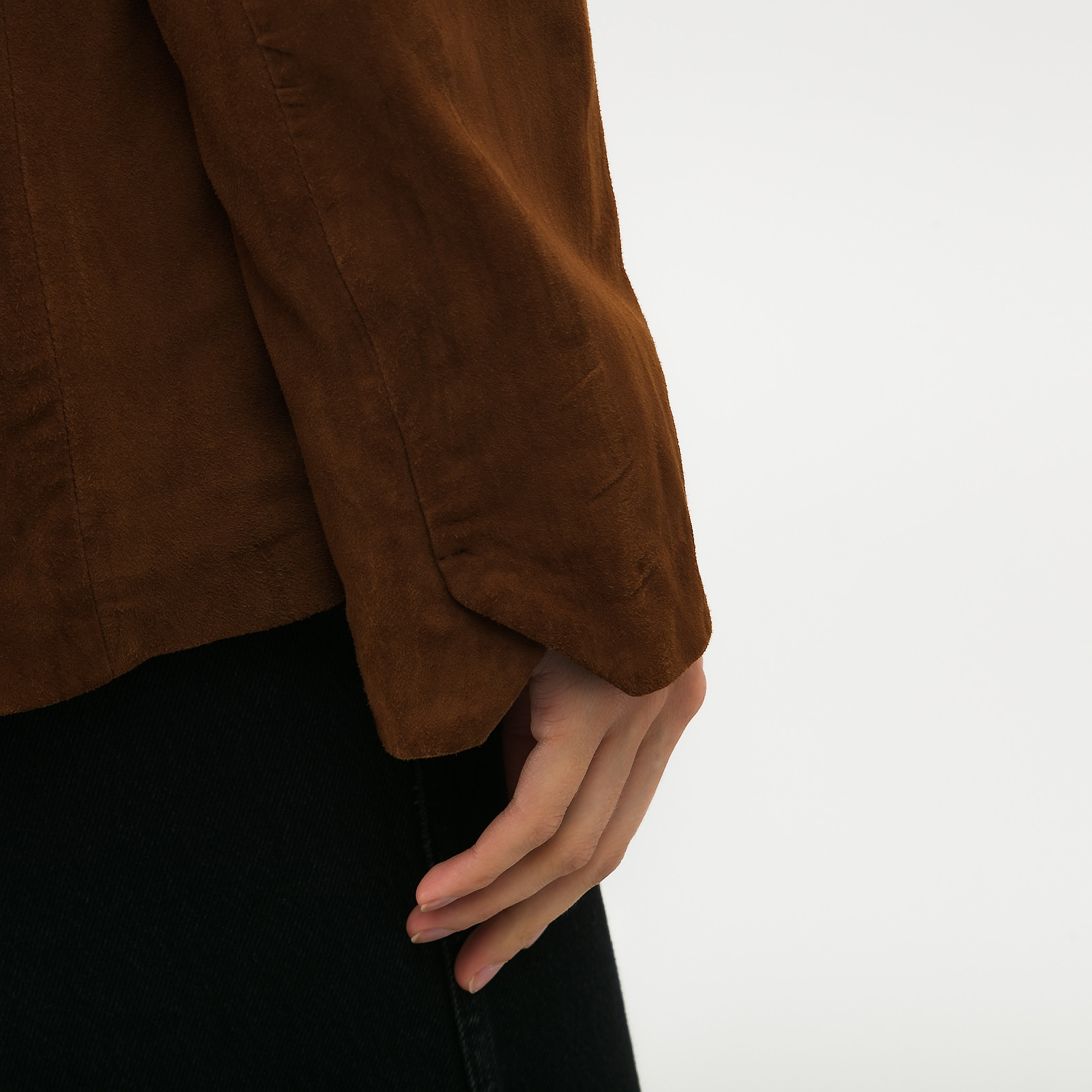 Пиджак коричневого цвета Zadig & Voltaire - фото из каталога магазина брендовой одежды Second Friend Store Пиджак Zadig & Voltaire - купить оригинал в секонд-хенде SFS - 5