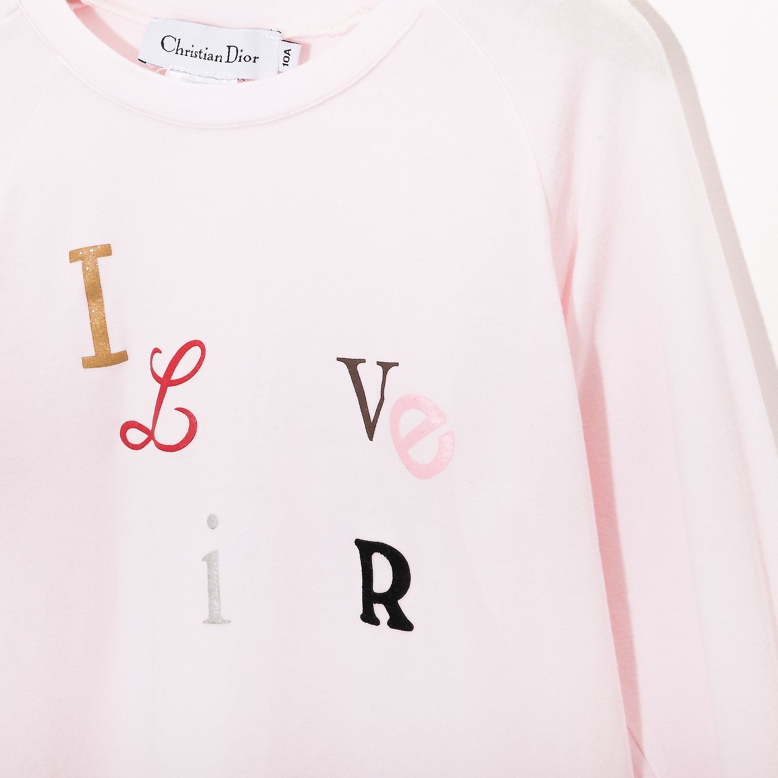 Лонгслив розового цвета Christian Dior - фото из каталога магазина брендовой одежды Second Friend Store Лонгслив Christian Dior - купить оригинал в секонд-хенде SFS - 3