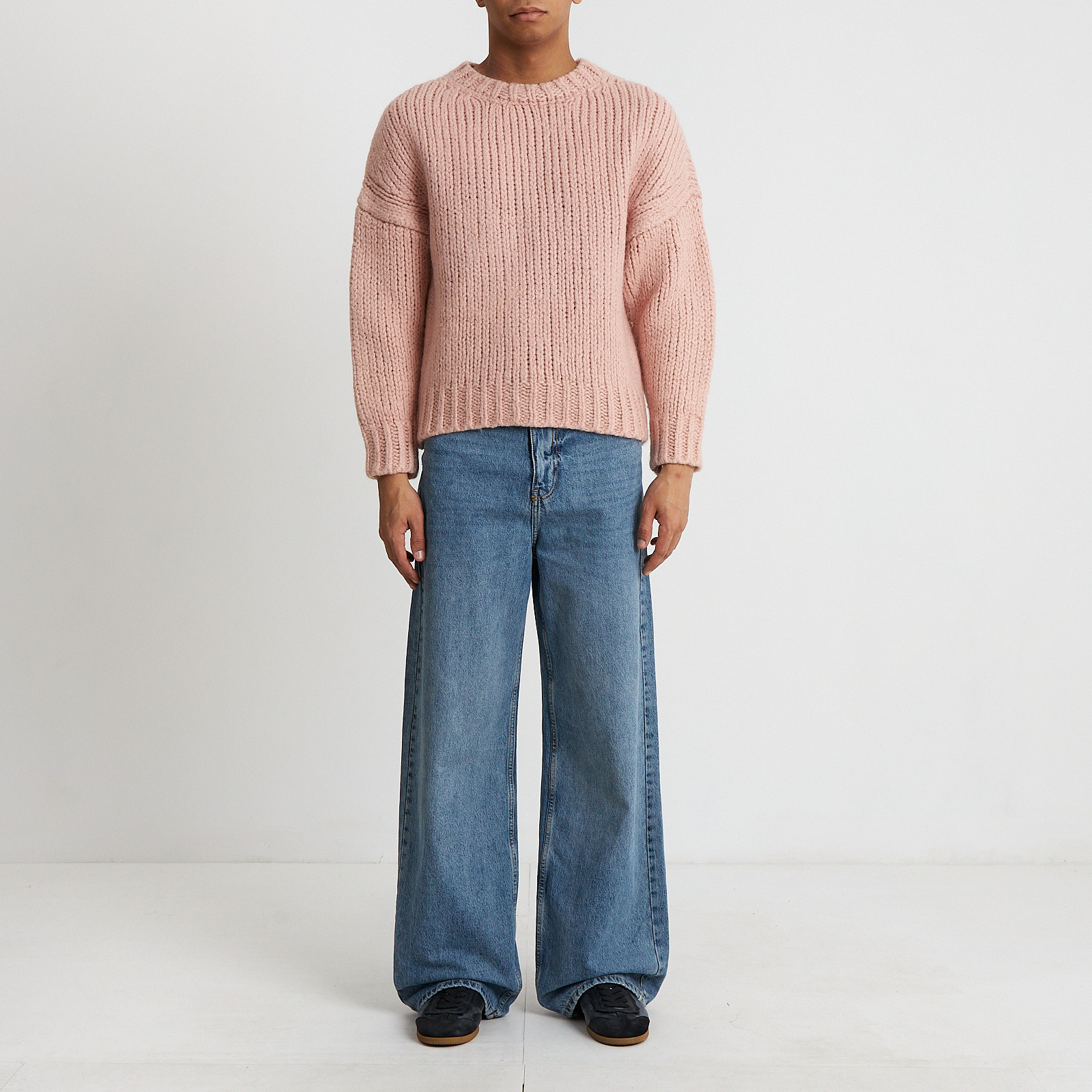 Свитер розового цвета Dries Van Noten - фото из каталога магазина брендовой одежды Second Friend Store Свитер Dries Van Noten - купить оригинал в секонд-хенде SFS - 2