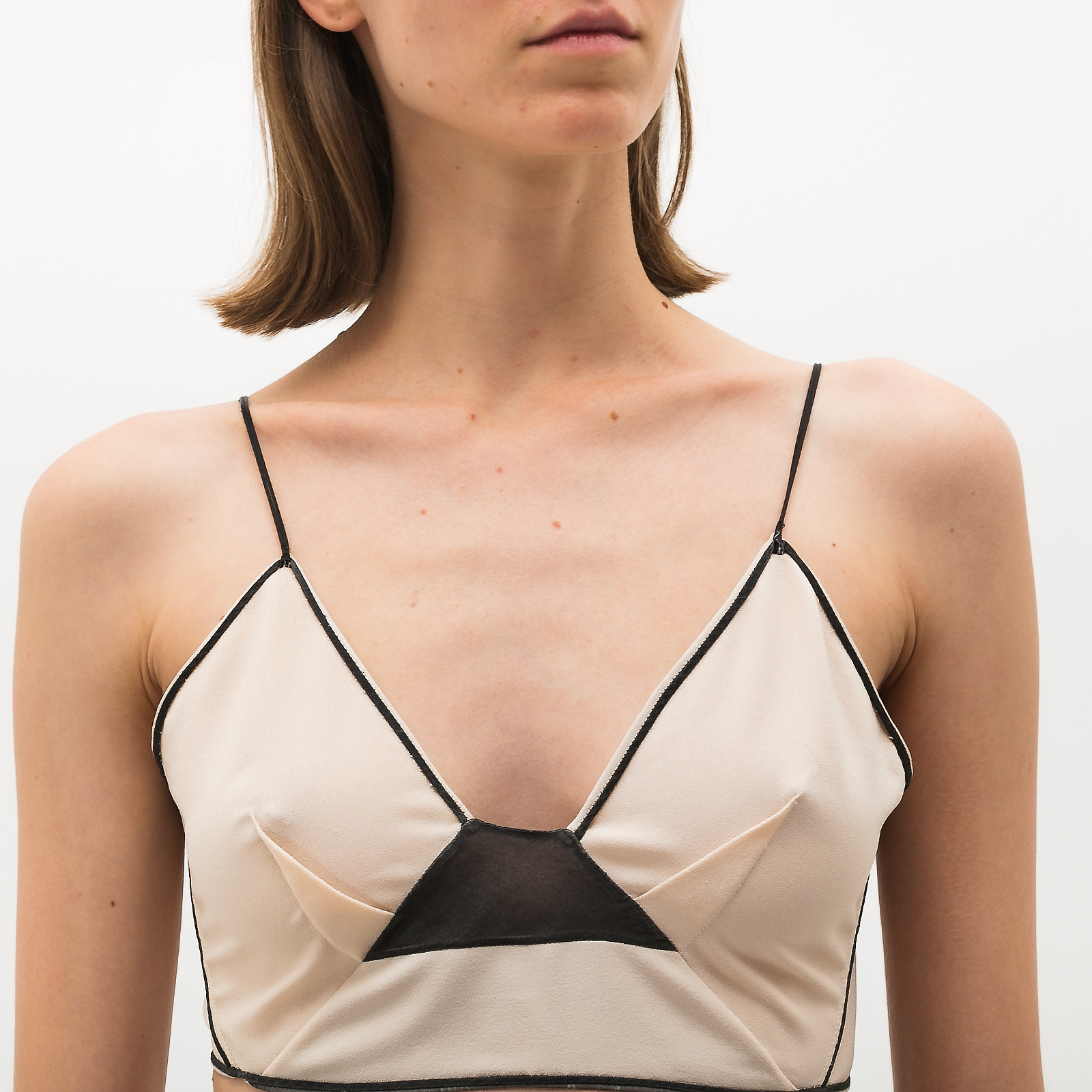 Топ бежевого цвета Balenciaga - фото из каталога магазина брендовой одежды Second Friend Store Топ Balenciaga - купить оригинал в секонд-хенде SFS - 4