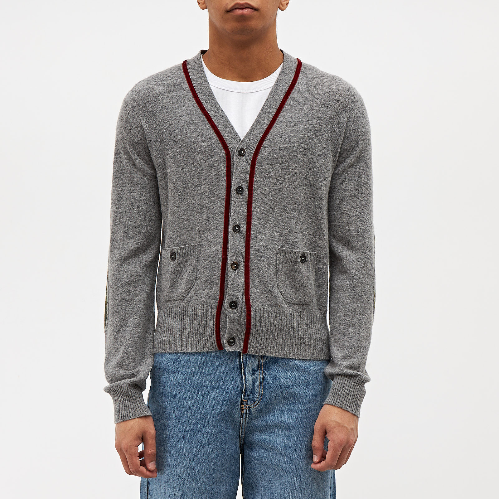 Кардиган серого цвета Dsquared2 - фото из каталога магазина брендовой одежды Second Friend Store Кардиган Dsquared2 - купить оригинал в секонд-хенде SFS - 1