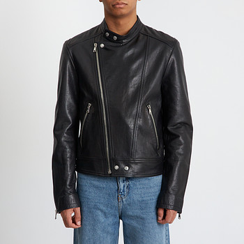 Кожаная куртка Balmain