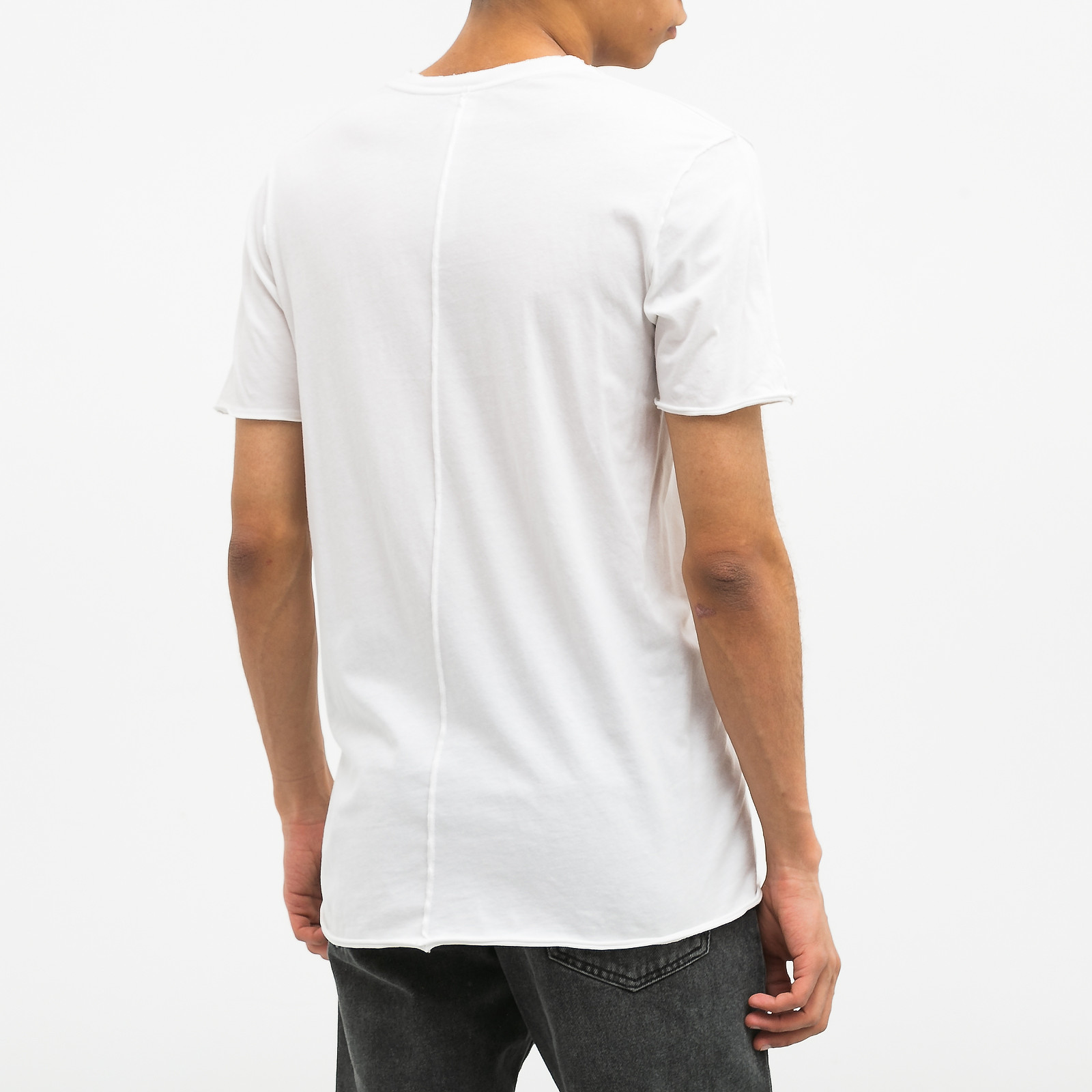 Футболка белого цвета Damir Doma - фото из каталога магазина брендовой одежды Second Friend Store Футболка Damir Doma - купить оригинал в секонд-хенде SFS - 3