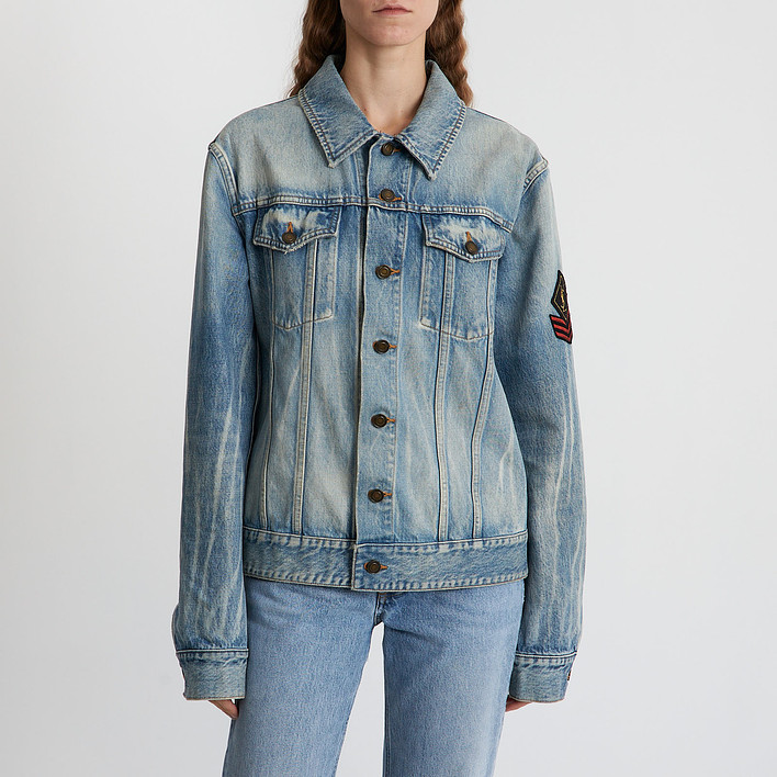 Джинсовая куртка Saint Laurent