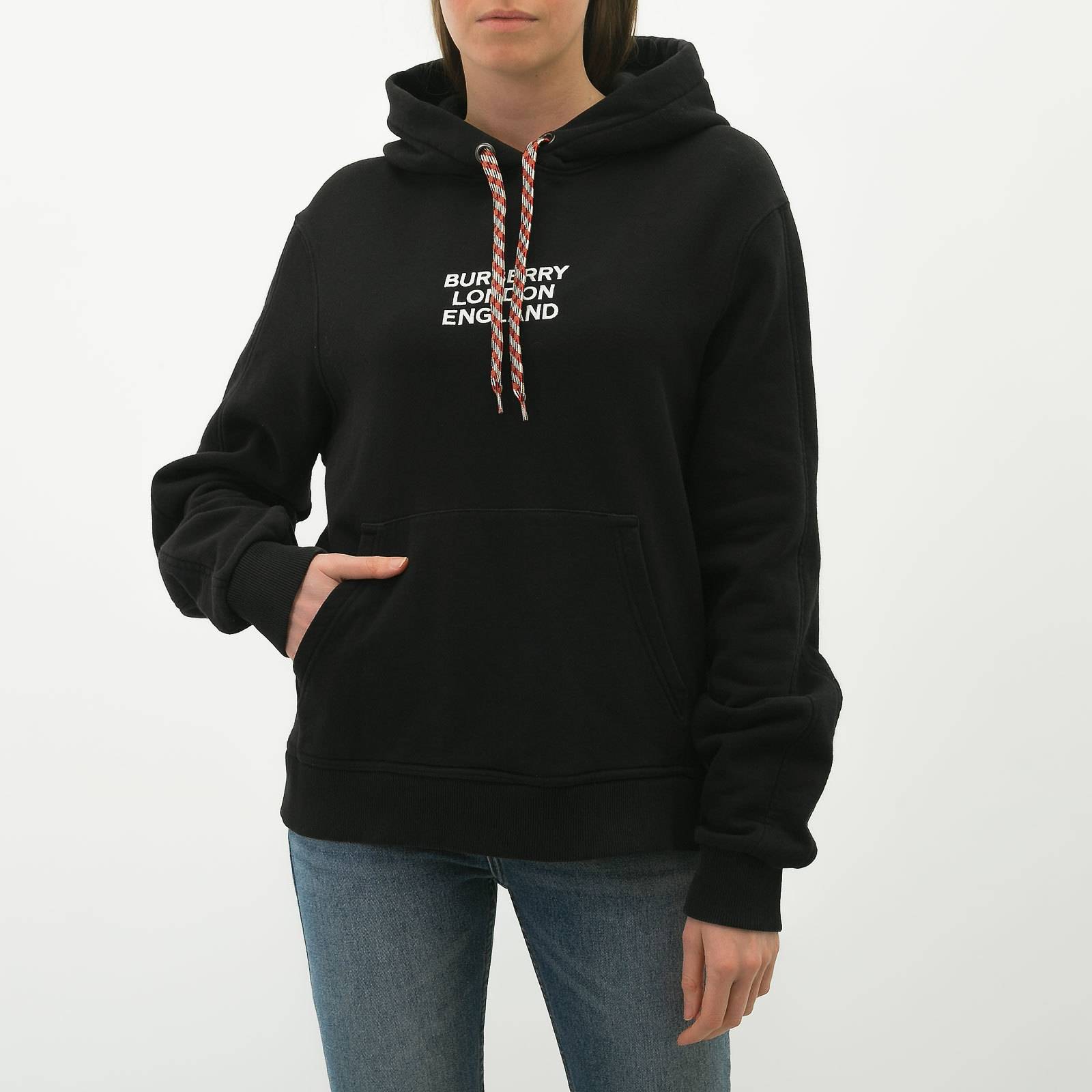 Худи Burberry черное, - купить за 19100 ₽ | SFS