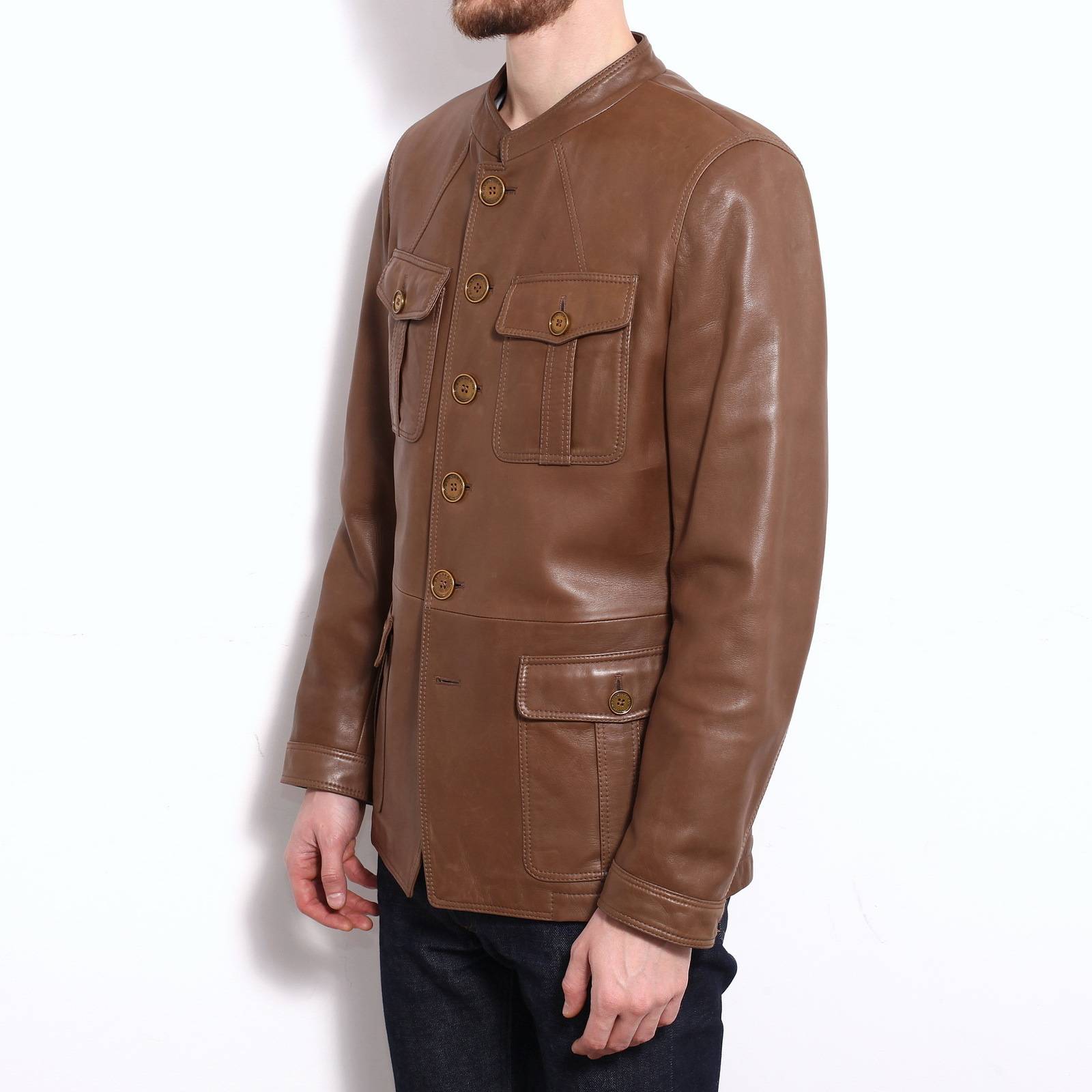 Кожаная куртка Burberry - купить оригинал в секонд-хенде SFS - 2